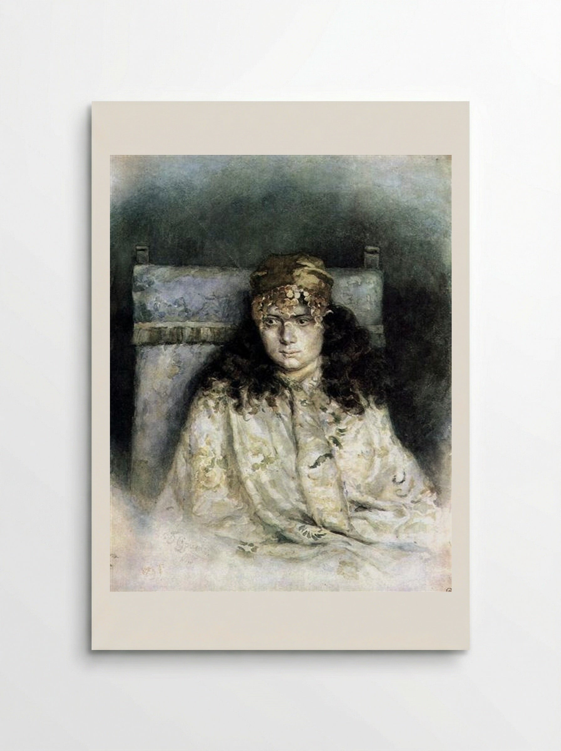 Untitled (Female Portrait) - Vasily Surikov - Poster