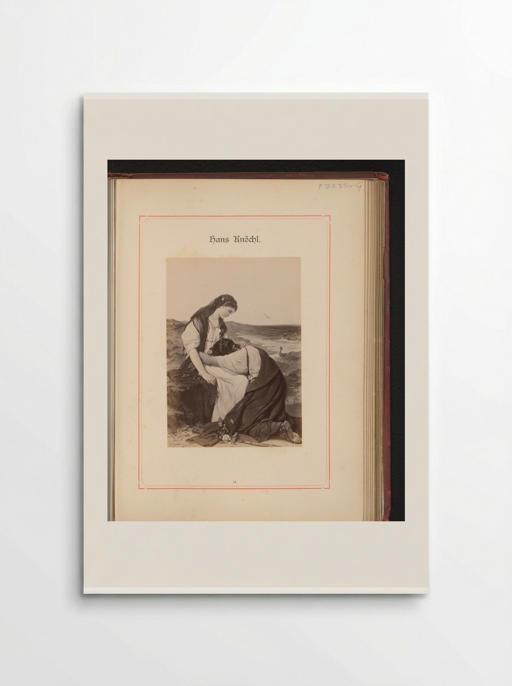 Untitled (Figures by the Shore) - Hans Knöchl - Poster