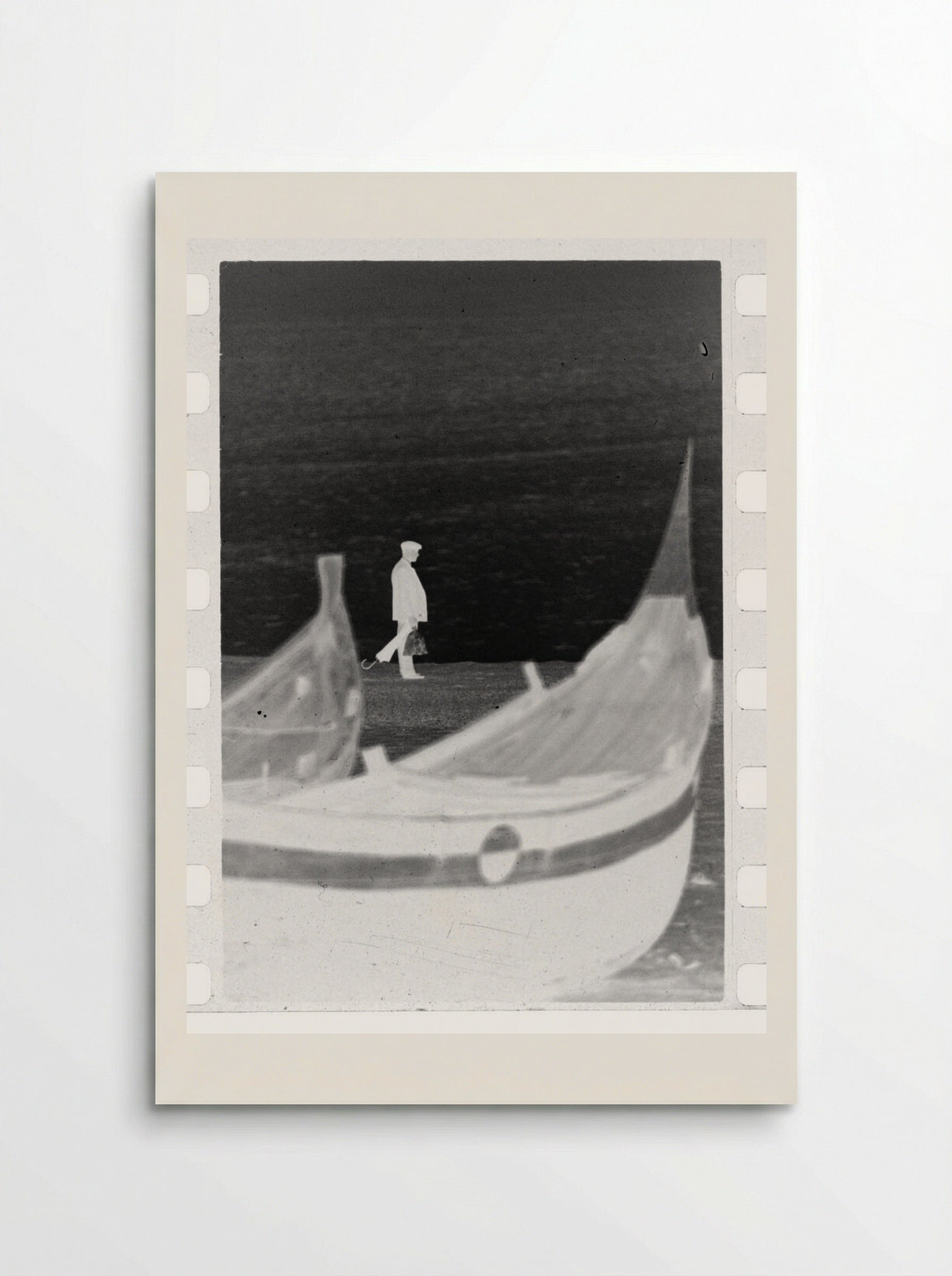 Untitled (Fishing Boats on Beach, Nazaré) - Gordon W. Gahan - Poster