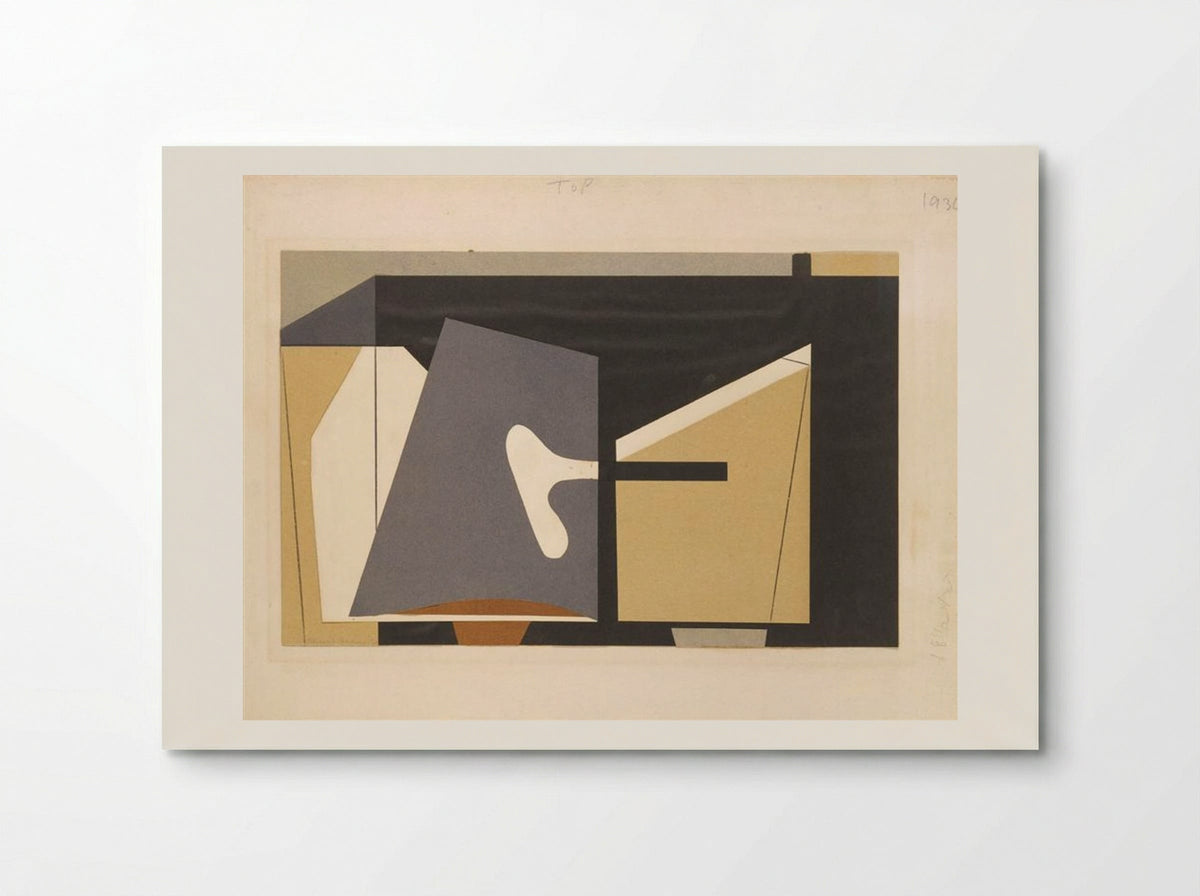 Untitled (Geometric Composition, 1936) - Balcomb Greene - Poster