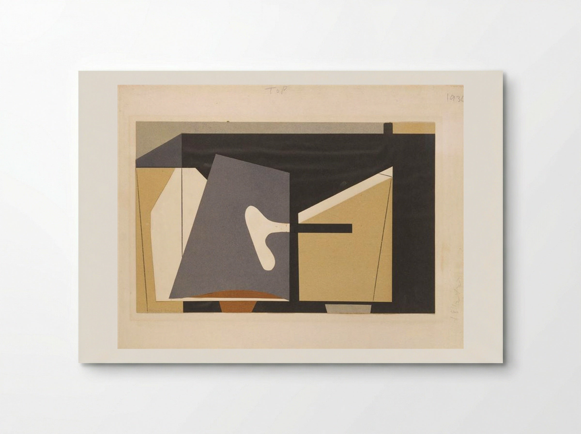 Untitled (Geometric Composition, 1936) - Balcomb Greene - Poster