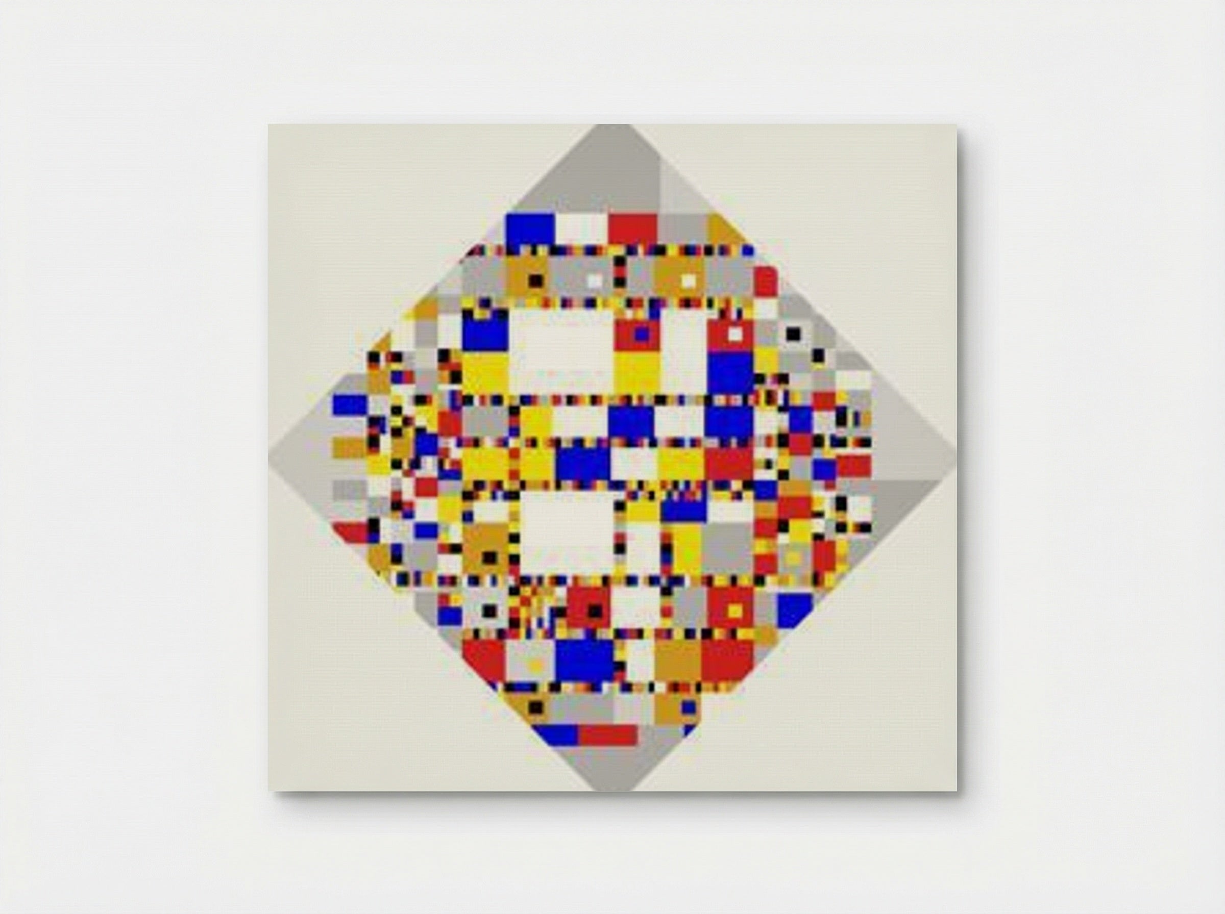 Untitled (Geometric Grid Composition) - Kiri Nichol - Poster