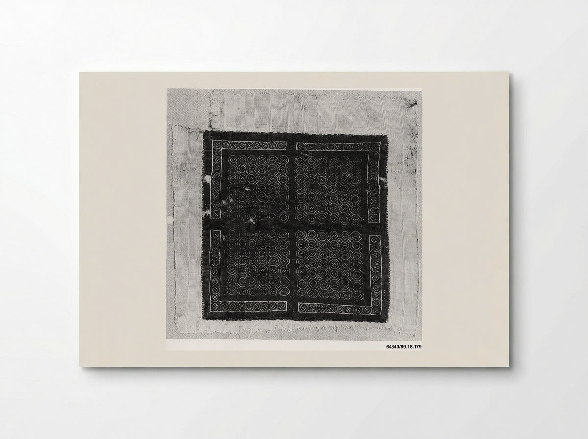 Untitled (Geometric Textile Fragment) - Fine Art Print - Poster