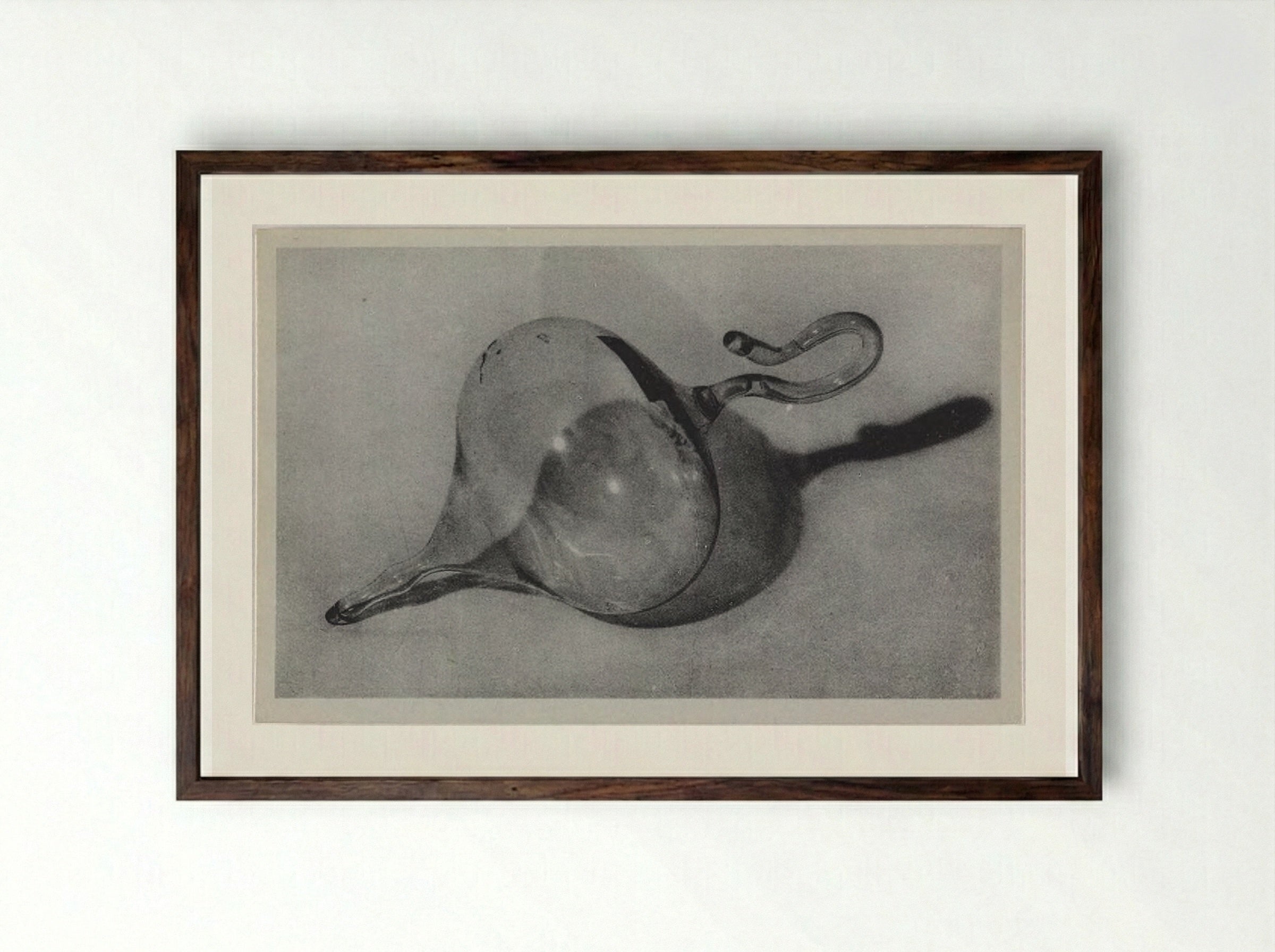 Untitled (Glass Tear) - Man Ray - Framed Print Dark Wood