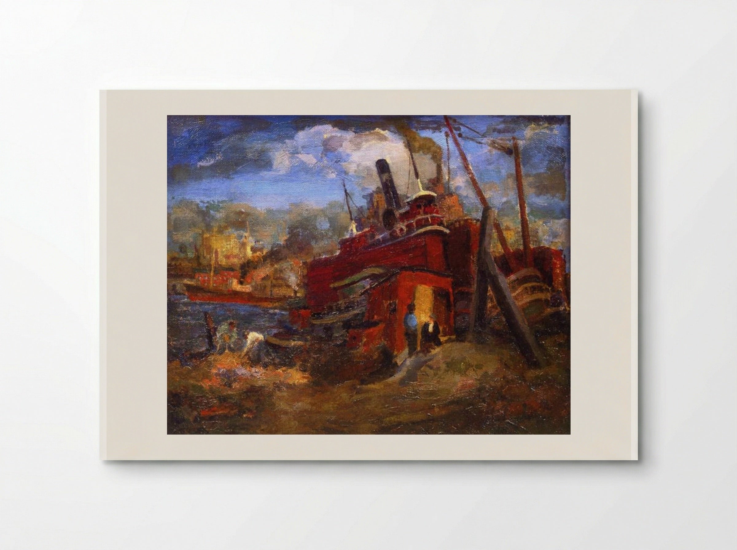 Untitled (Industrial Waterfront) - Robert Spencer - Poster