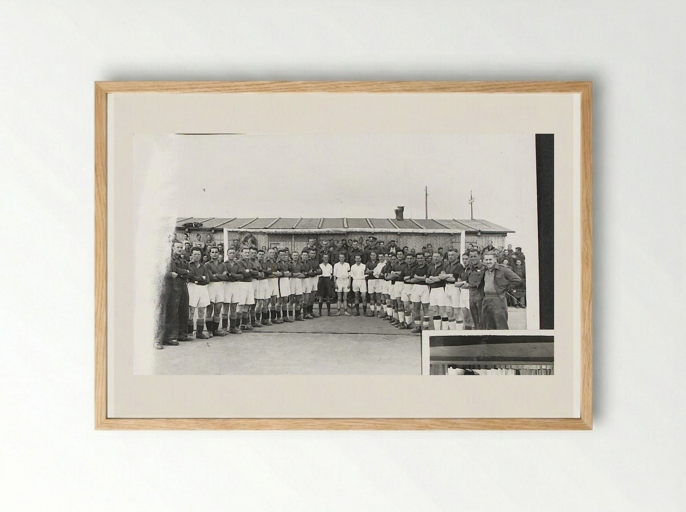 Untitled (International Boxers and Footballers) - Dick W.B. van Maarseveen - Framed Print Wood