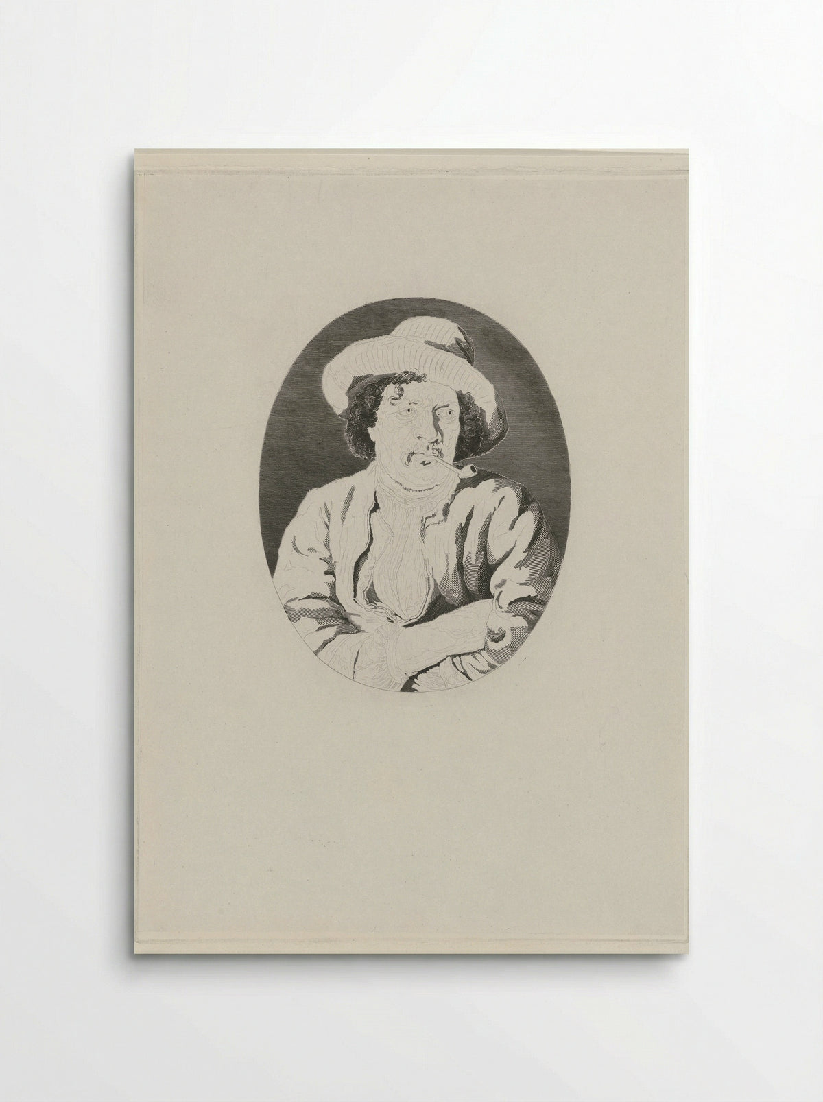 Untitled (Man Smoking a Pipe) - Johannes Philippus Lange - Poster