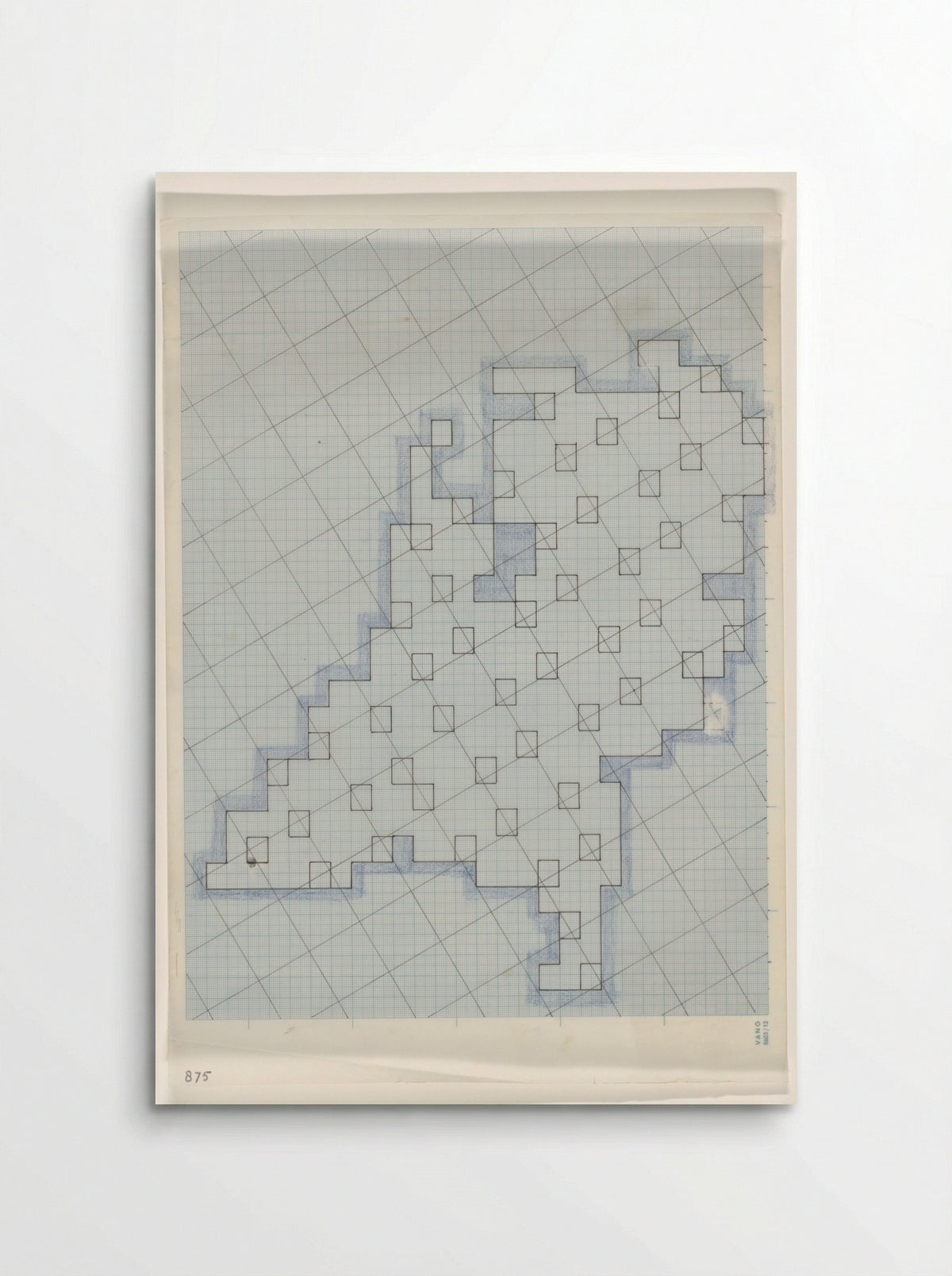 Untitled (Map of the Netherlands) - Reinjan Mulder - Poster