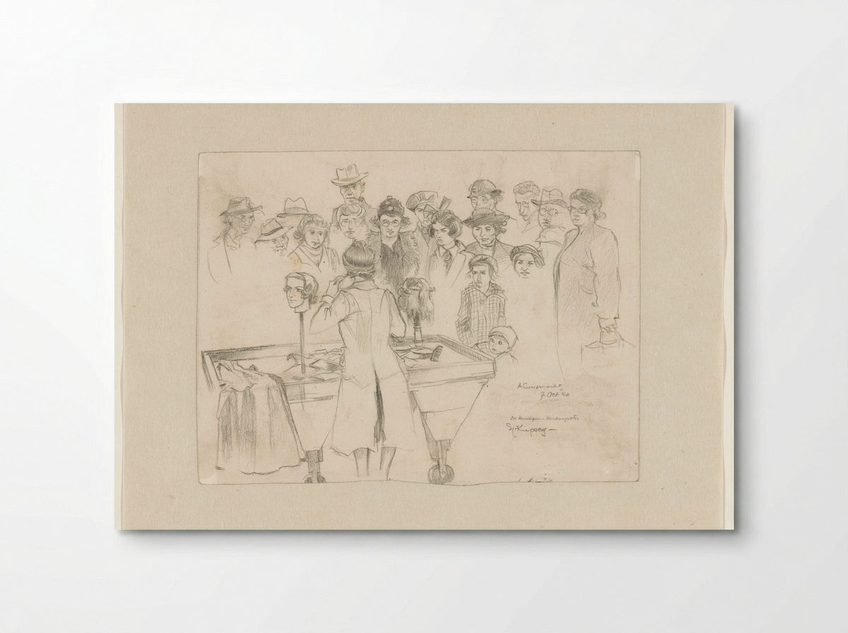 Untitled (Market Scene) - Sykupany - Poster