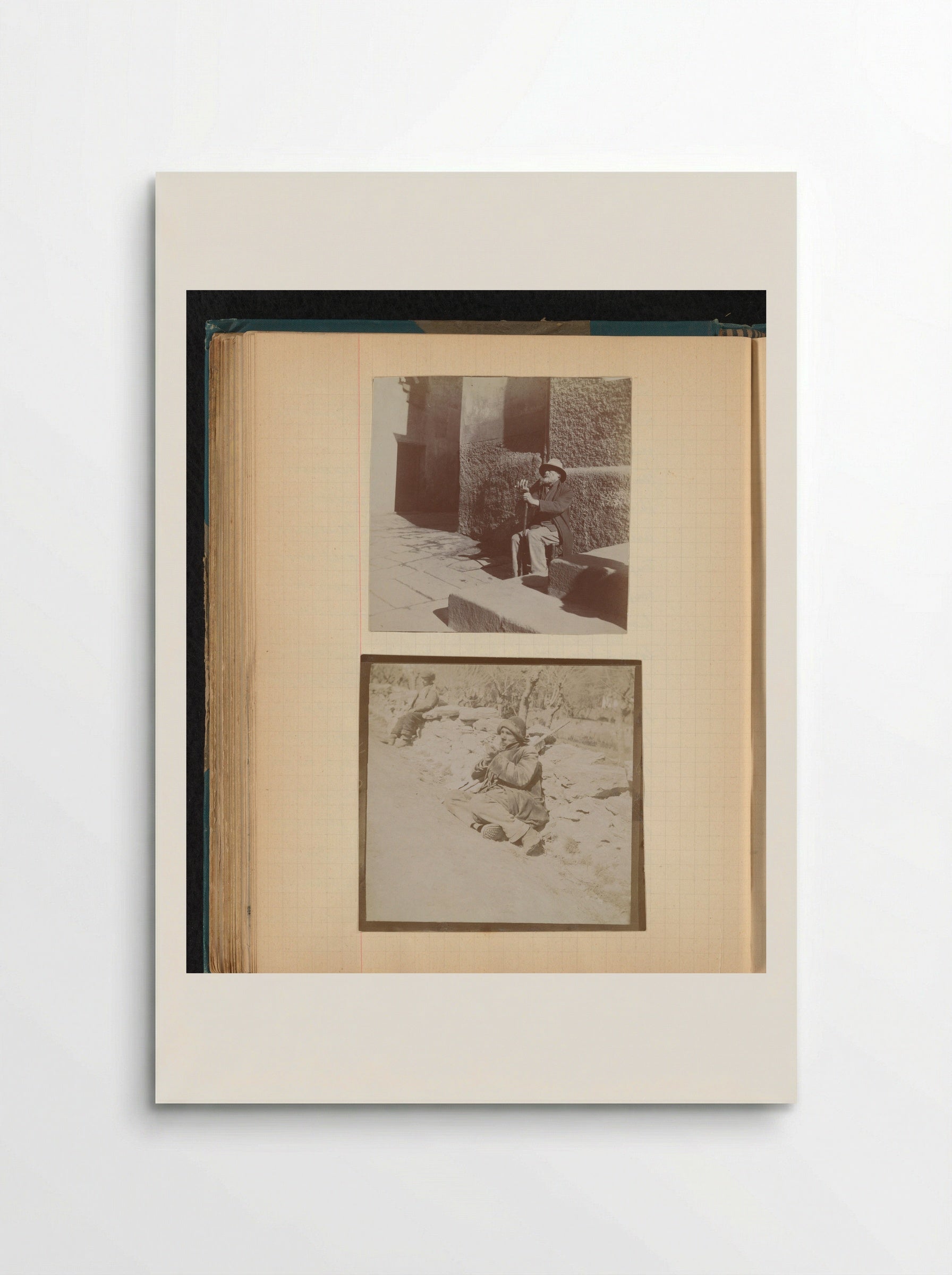 Untitled (Men on the Street in Ajaccio, Corsica) - Théodore van Lelyveld - Poster
