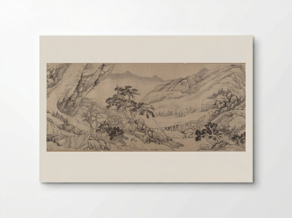 Untitled (Mountainous River Scene) - Liu Yu - Poster