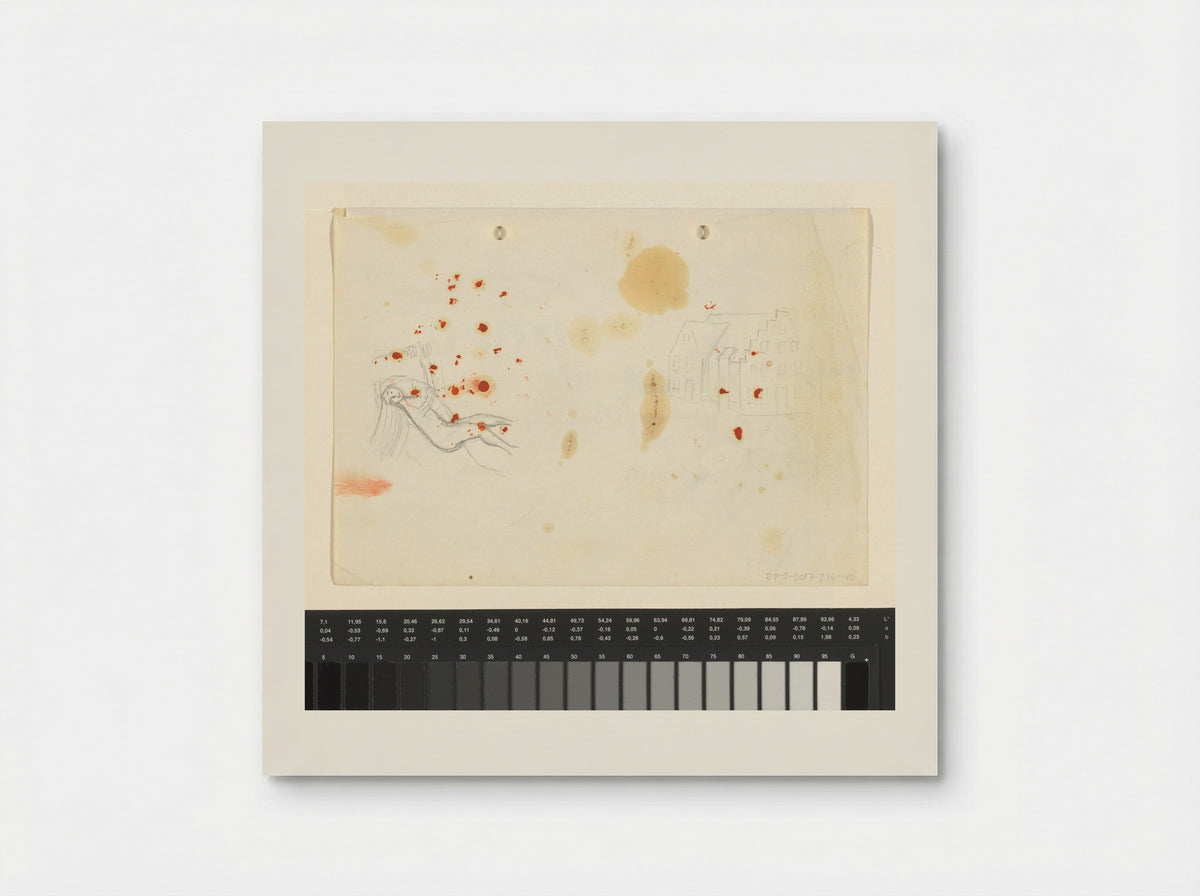 Untitled (Nude Figure and Building Facade) - Willem Westbroek - Poster