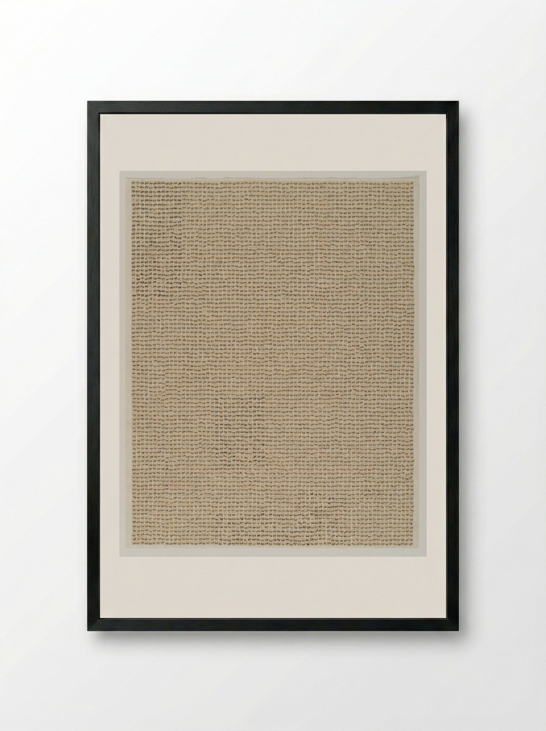 Untitled (Number Field) - Howardena Pindell - Framed Print Black