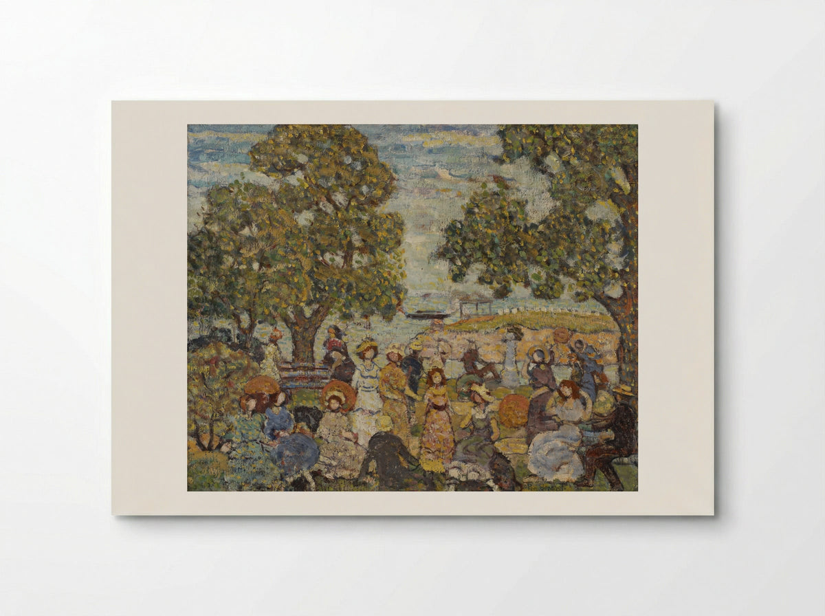 Untitled (Park Scene with Figures) - Maurice Brazil Prendergast - Poster