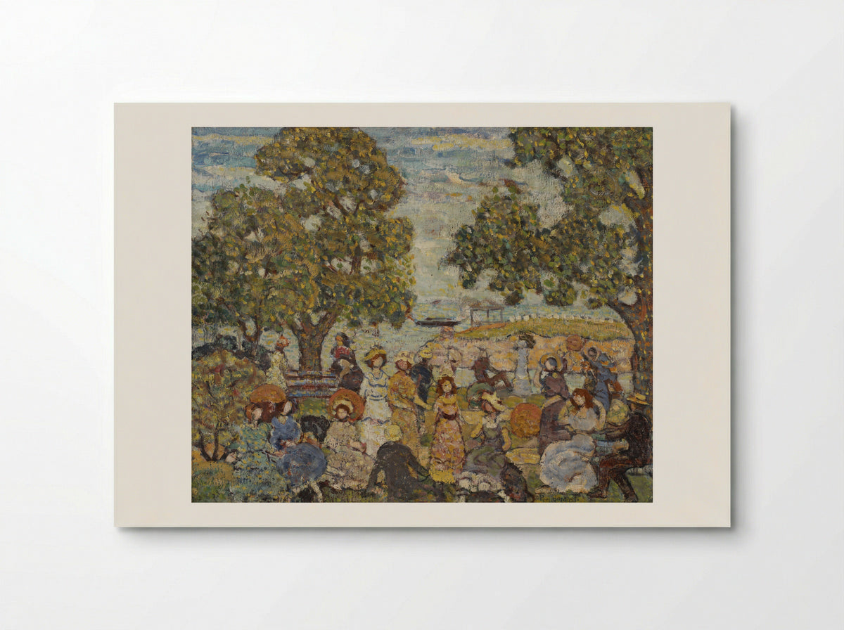 Untitled (Park Scene with Figures) - Maurice Brazil Prendergast - Poster