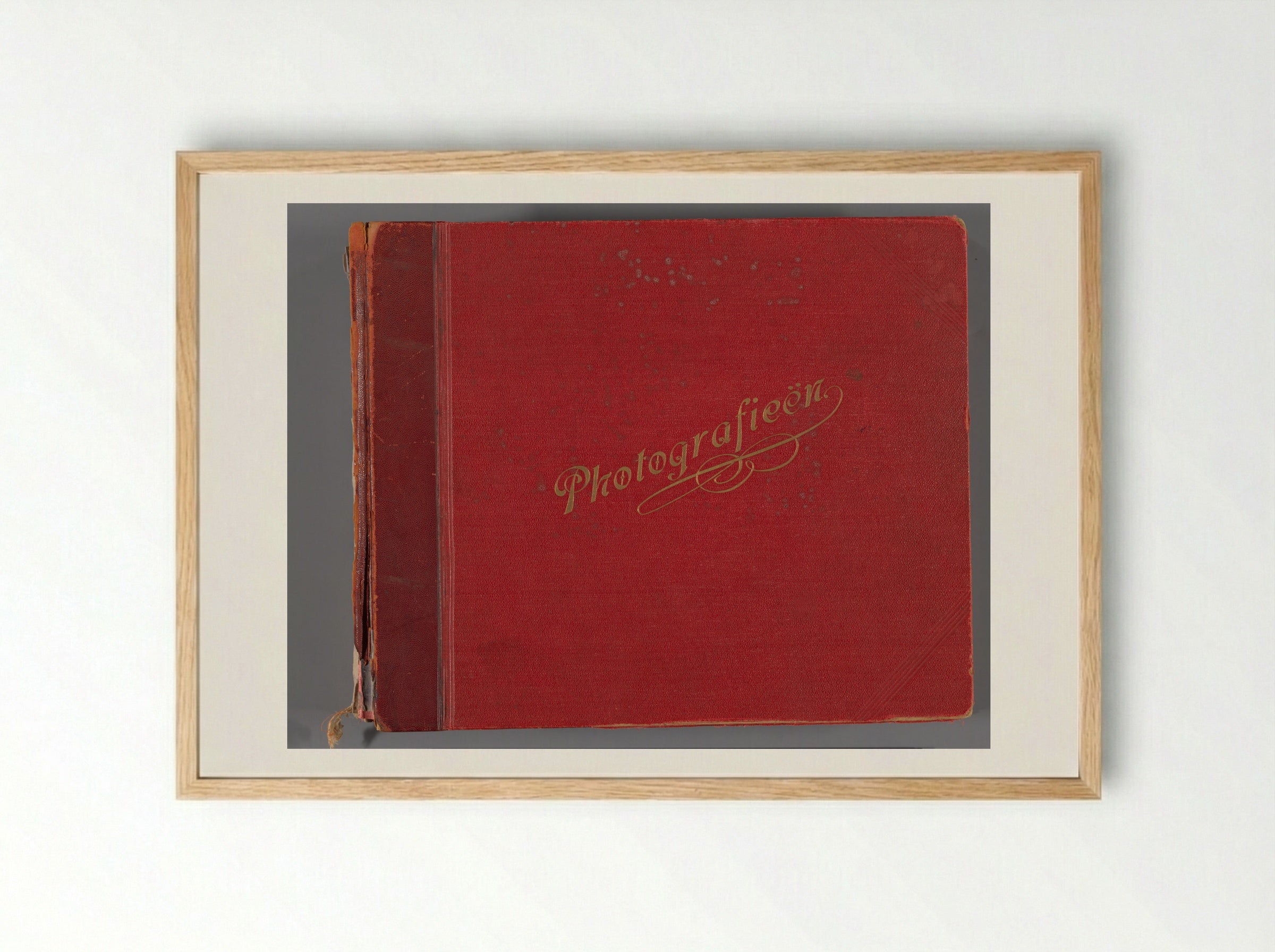 Untitled (Photo Album Cover, 1938-1939) - Eva Charlotte Pennink-Boelen - Framed Print Wood