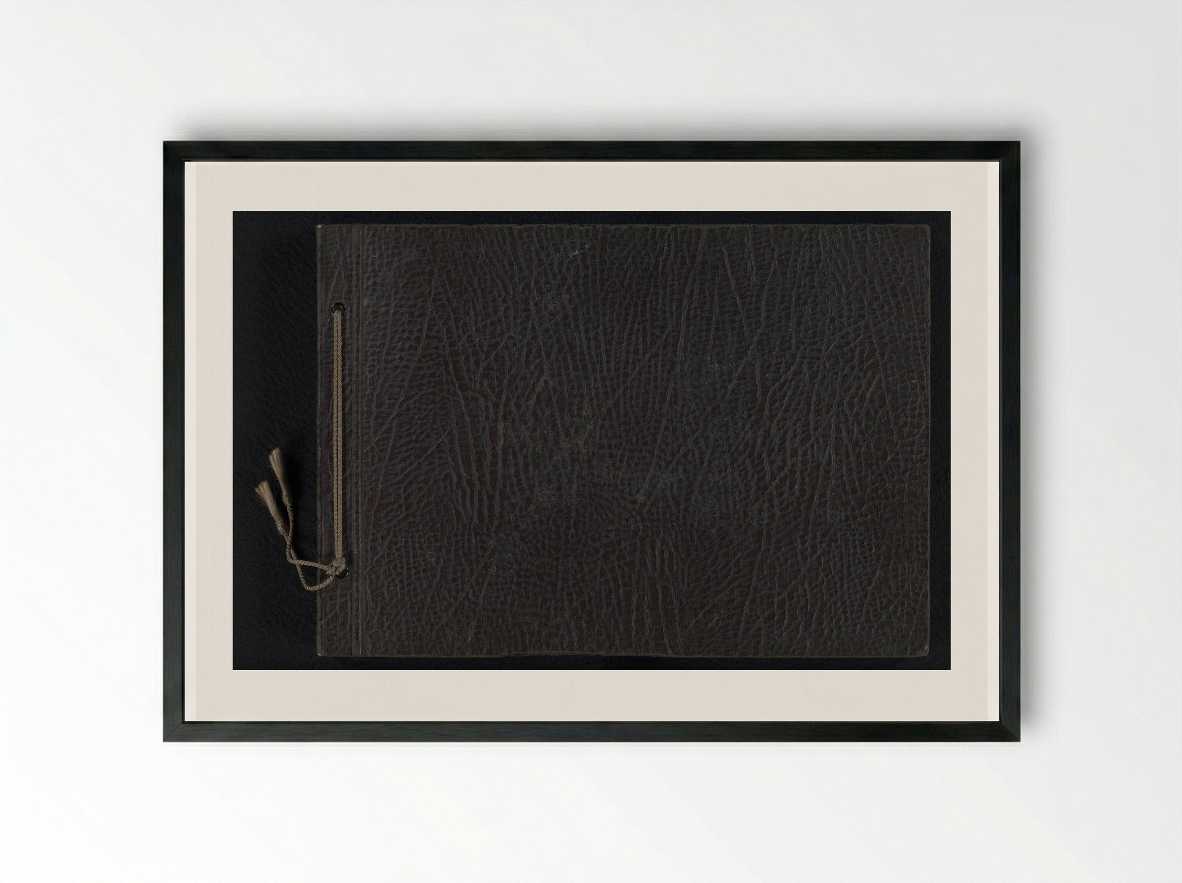 Untitled (Photo Album Cover) - Frank Willem van den Berg - Framed Print Black