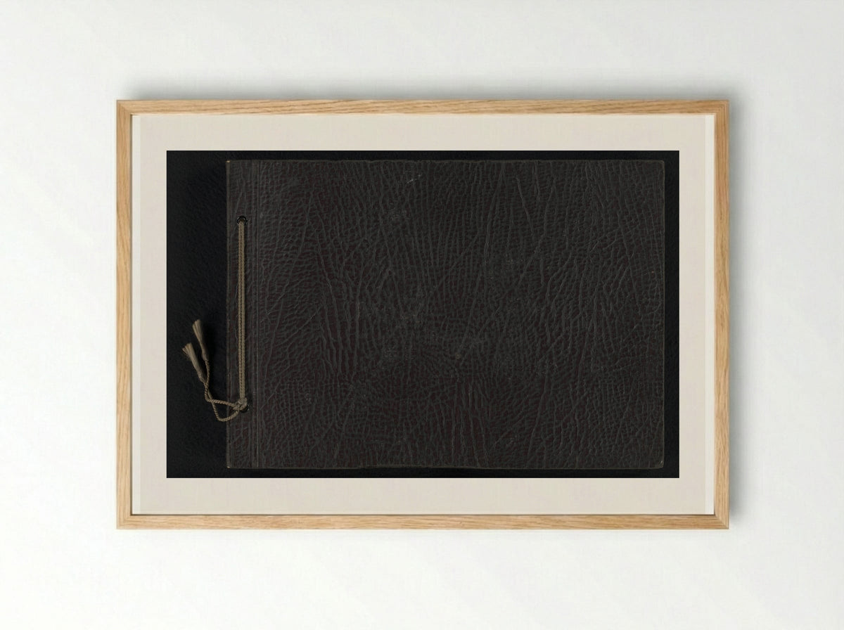 Untitled (Photo Album Cover) - Frank Willem van den Berg - Framed Print Wood