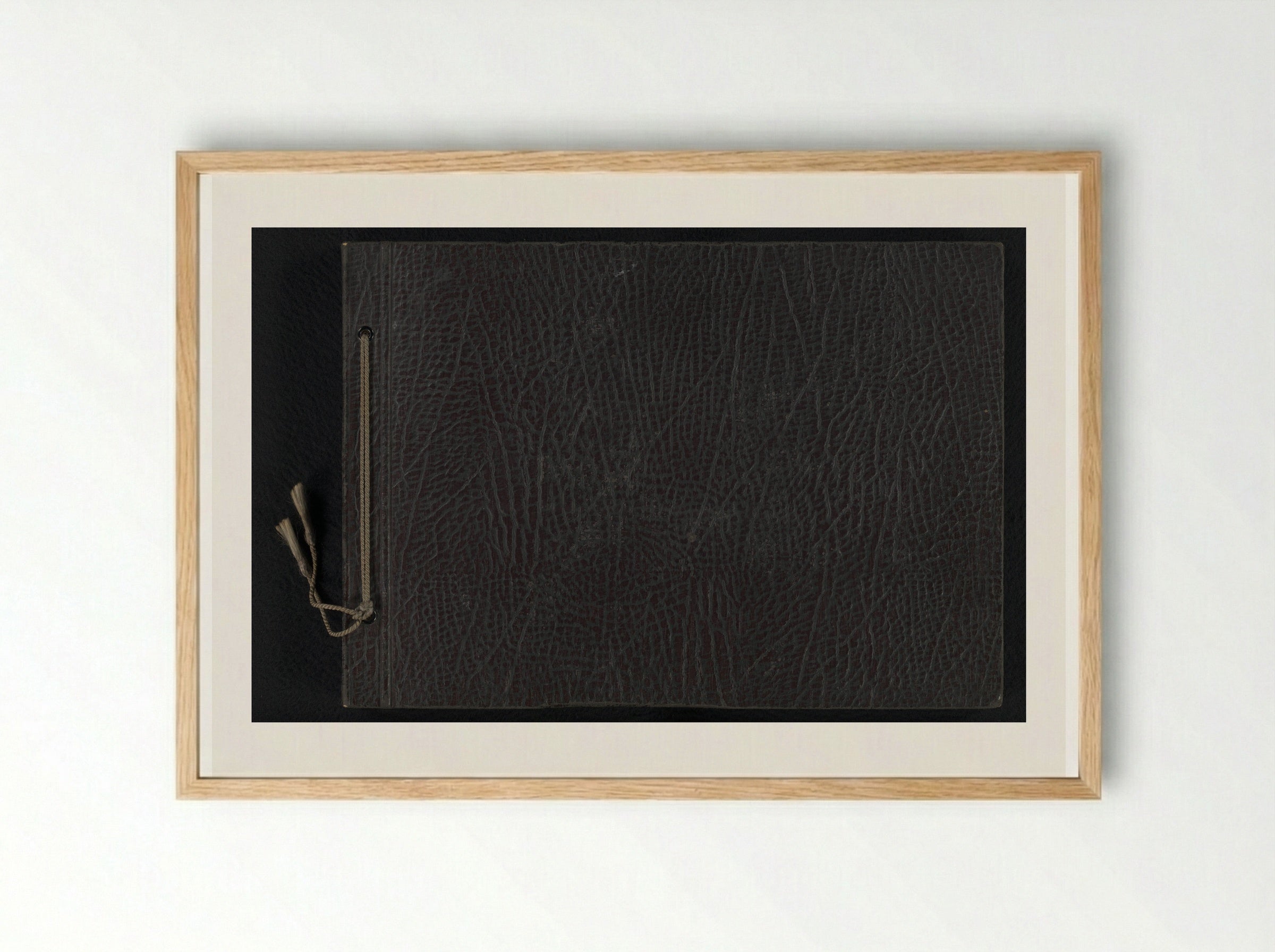 Untitled (Photo Album Cover) - Frank Willem van den Berg - Framed Print Wood