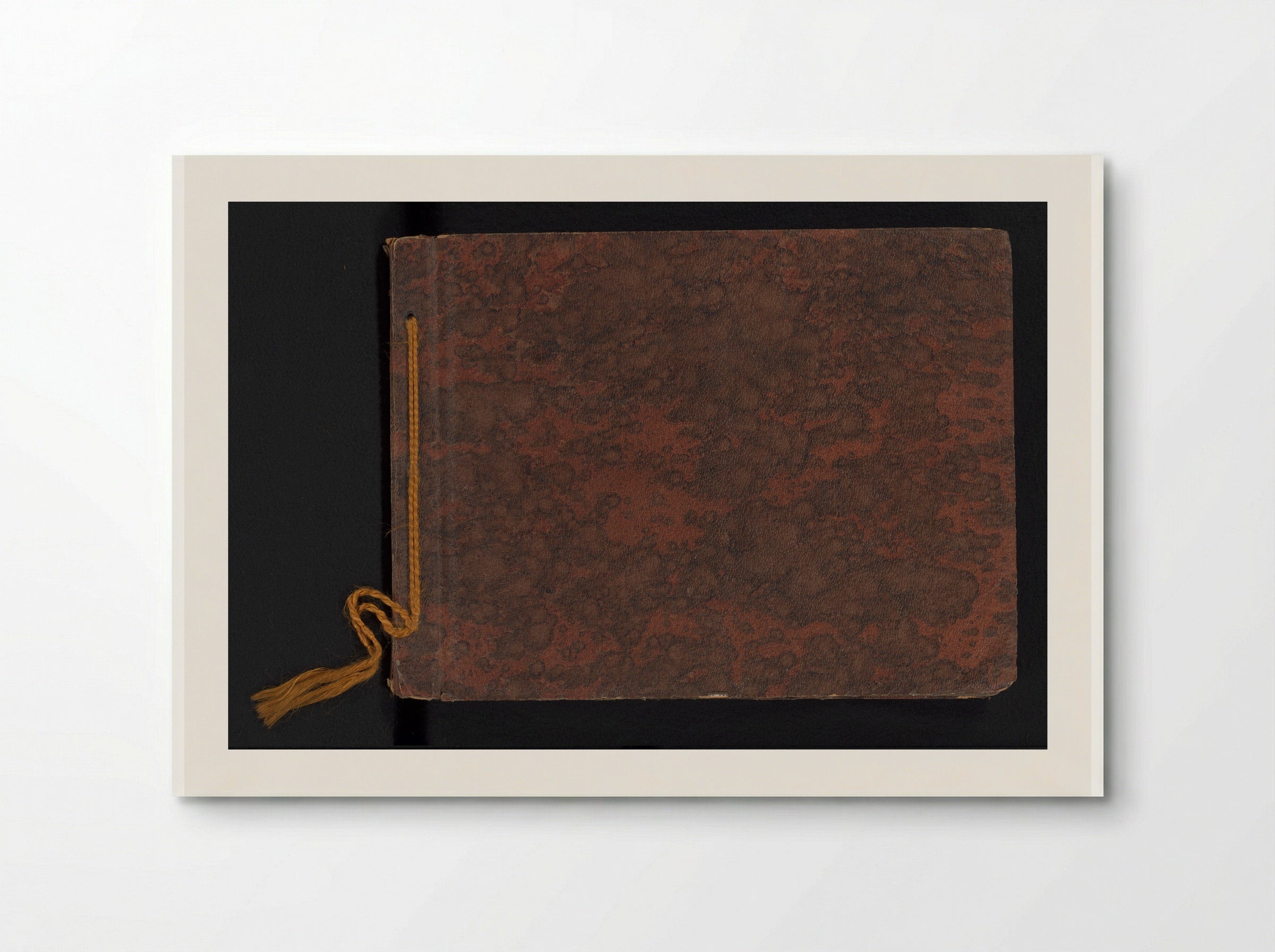 Untitled (Photo Album Cover with Marbled Texture) - Solis Prints - Poster