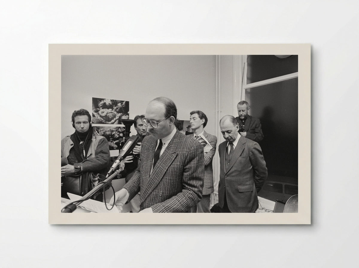 Untitled (Press Conference, Amsterdam) - Ed van der Elsken - Poster