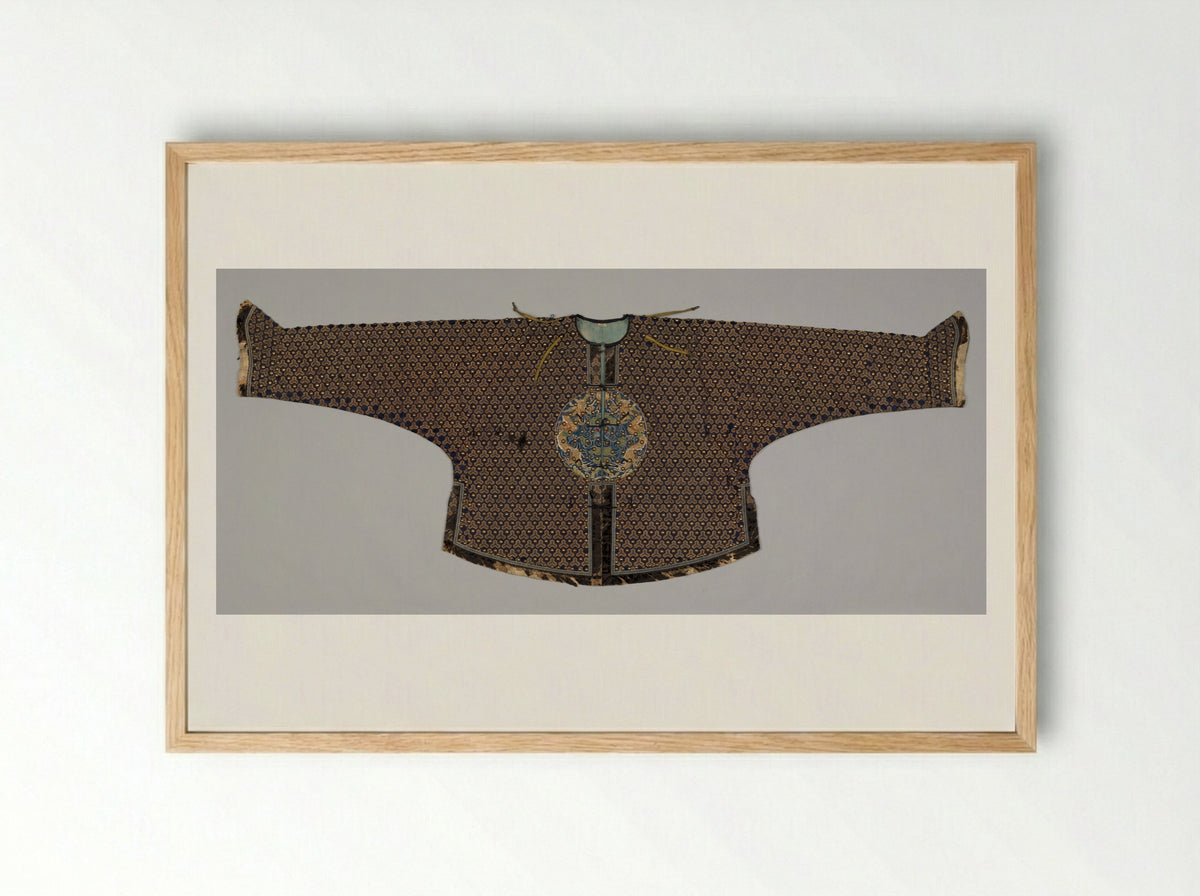 Untitled (Qing Dynasty Embroidered Jacket) - Fine Art Print - Framed Print Wood