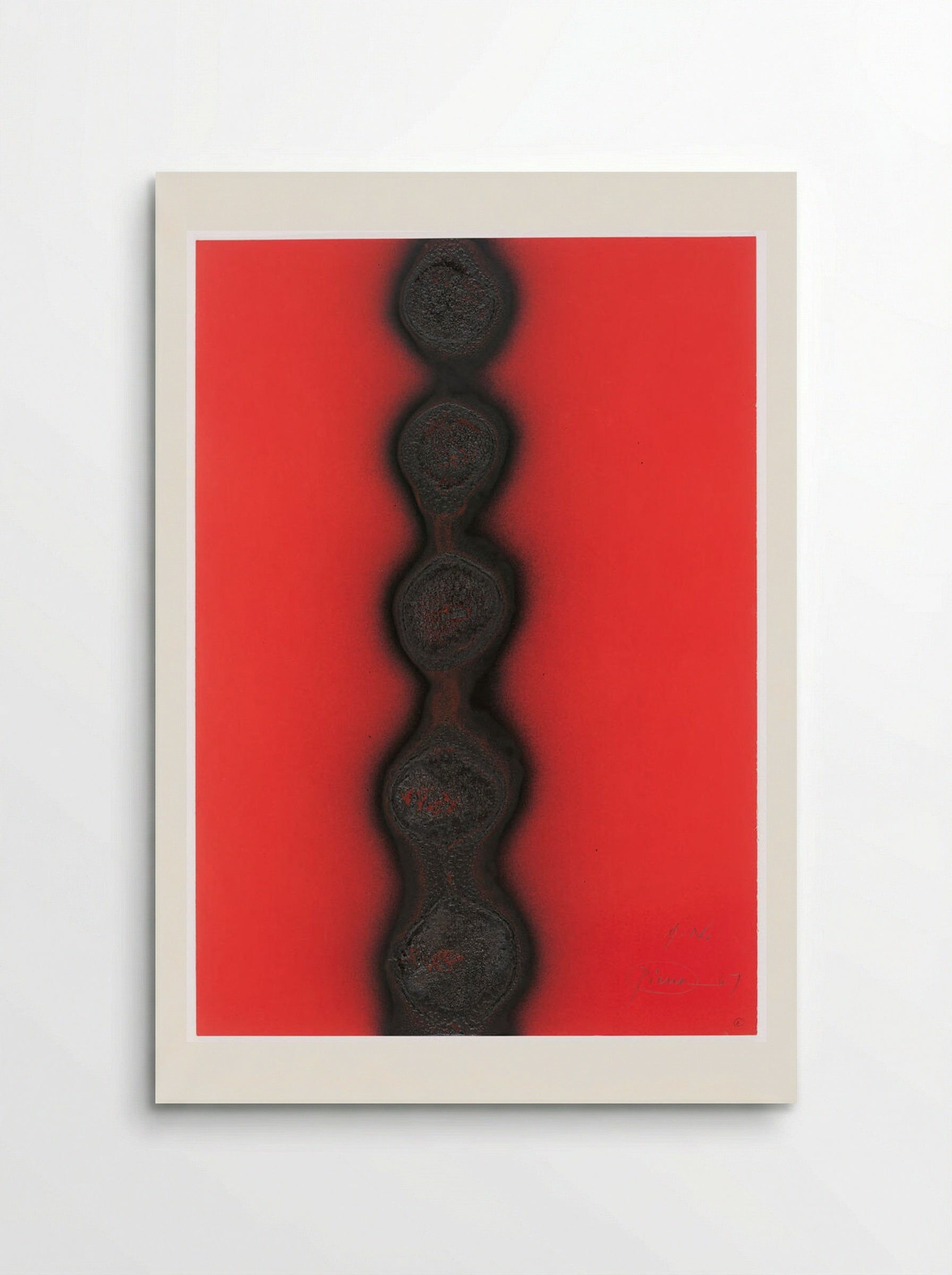 Untitled (Red) - Otto Piene - Poster