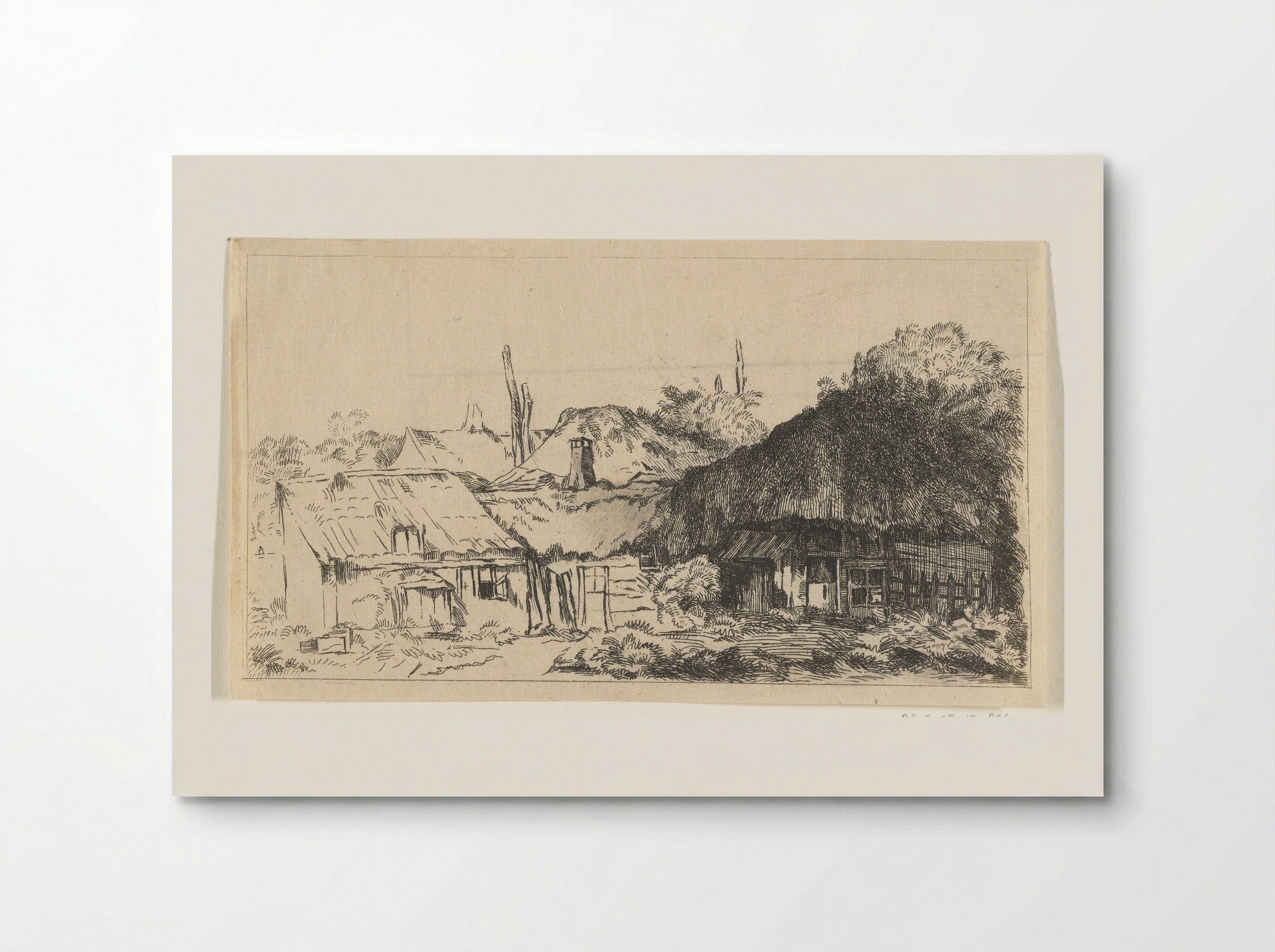 Untitled (Rural Farmstead) - Henry Louis Basan - Poster