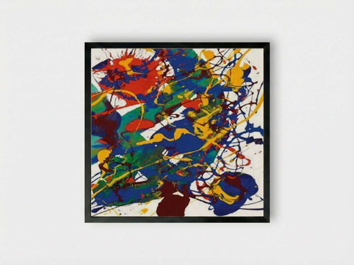 Untitled (SFP94-101) - Sam Francis - Framed Print Black
