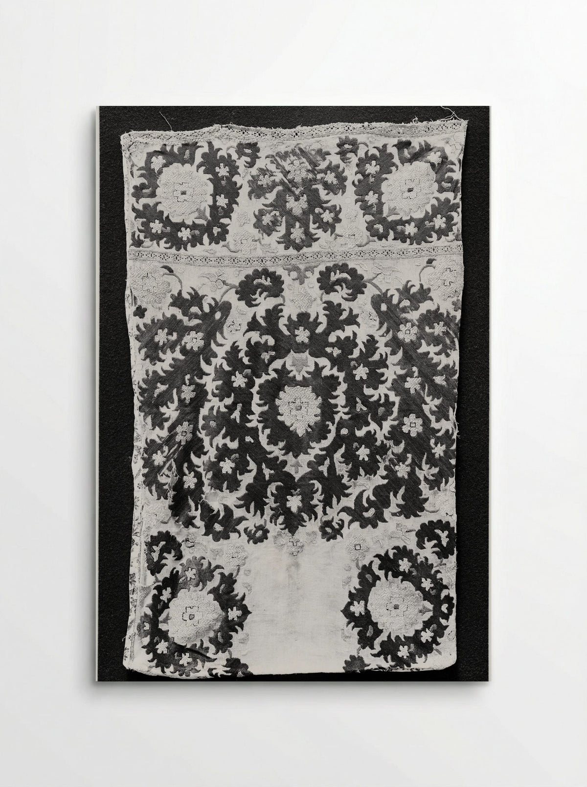 Untitled (Scarf End, Textile Design) - Fine Art Print - Poster