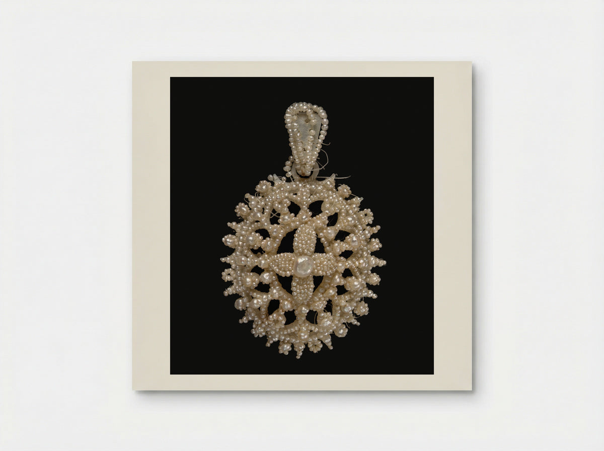 Untitled (Seed Pearl Pendant, Jewellery) - Fine Art Print - Poster