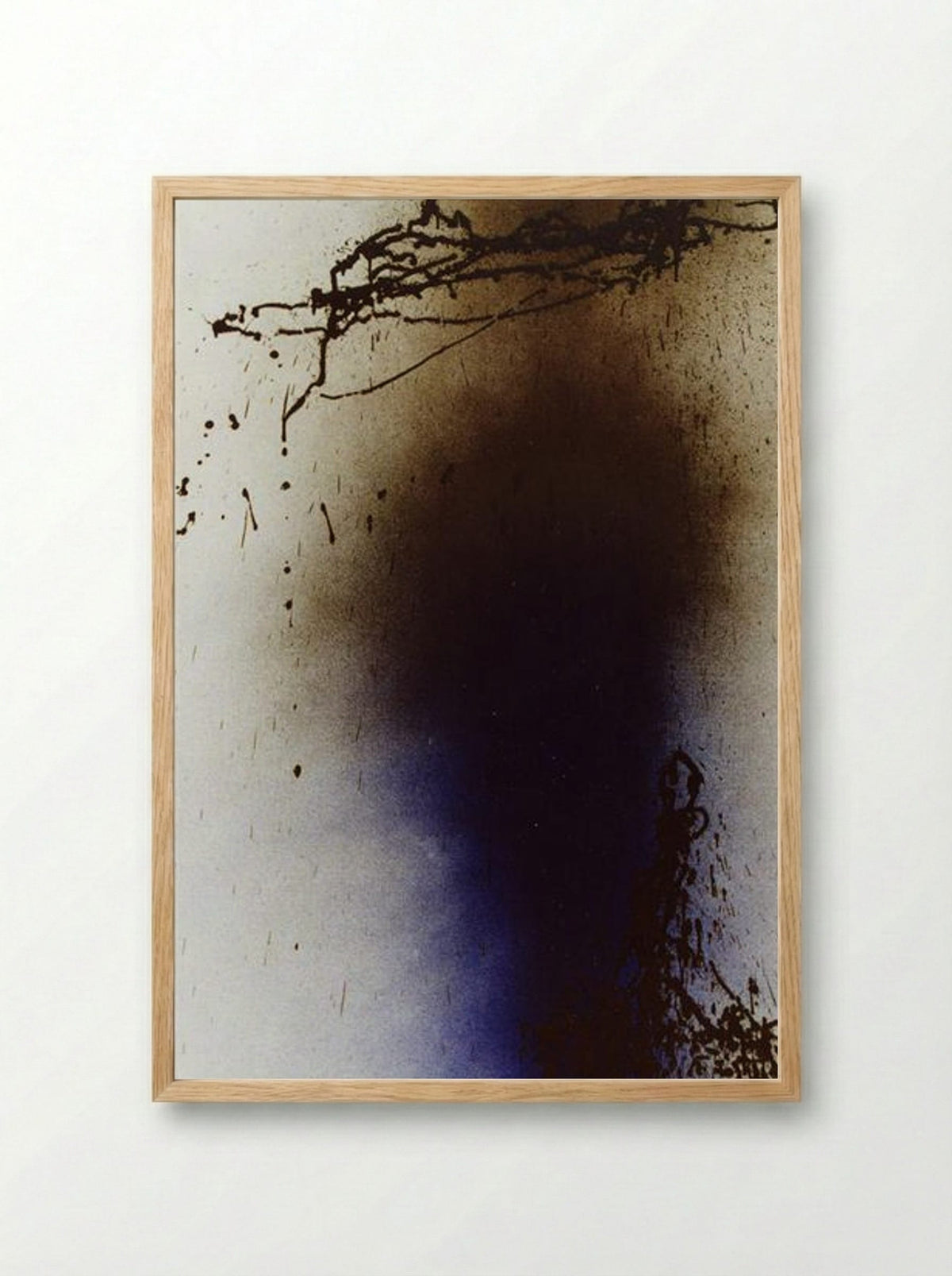 Untitled (T1989-U11) - Hans Hartung - Framed Print Wood