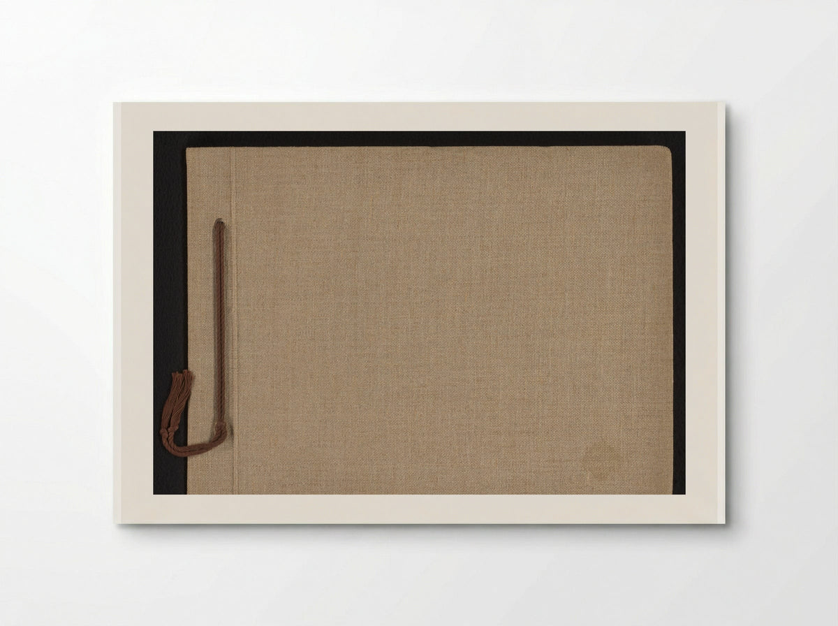 Untitled (Textile Album Cover, Linen and Cord) - Solis Prints - Poster