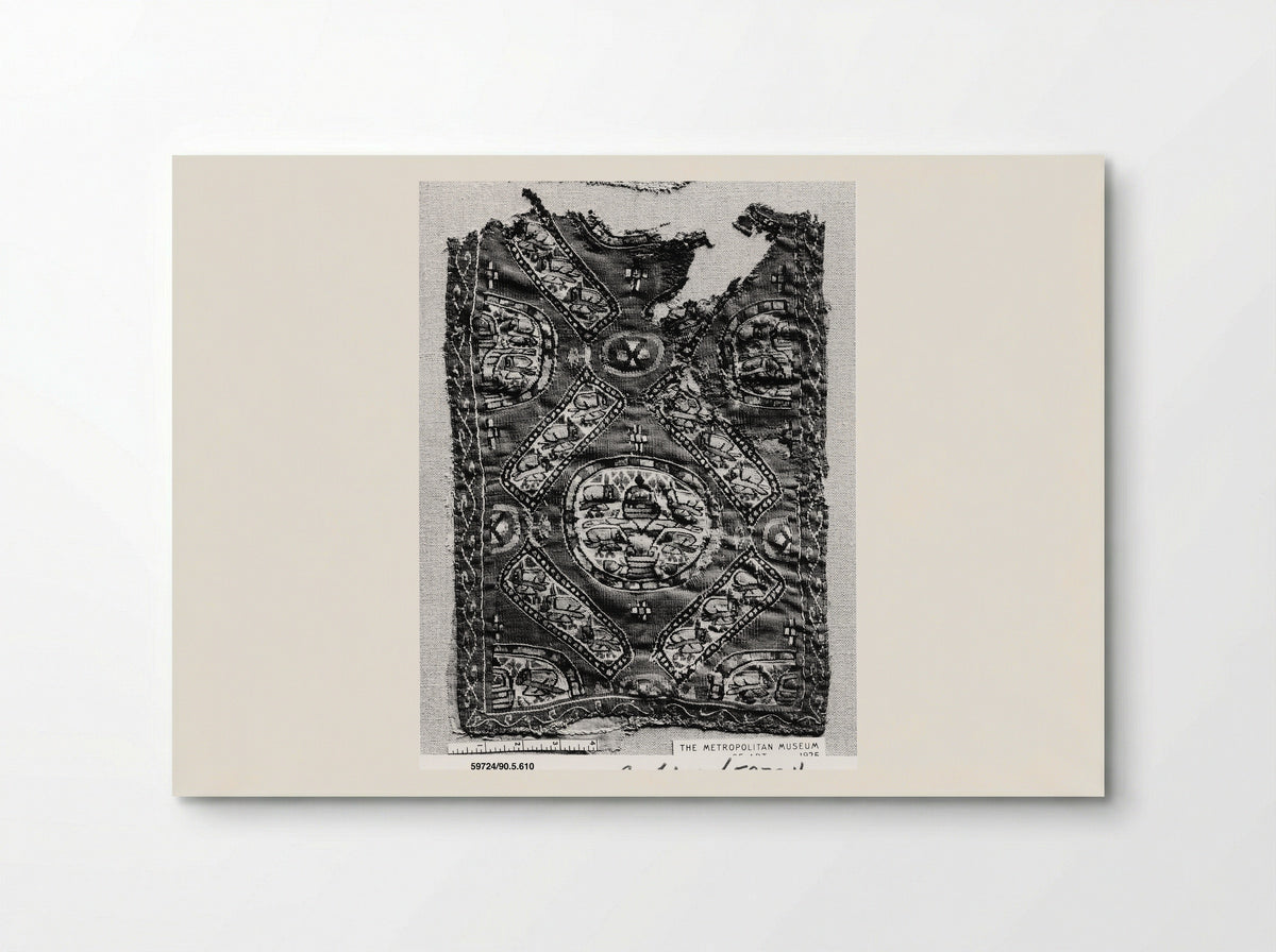 Untitled (Textile Fragment, Coptic Period) - Fine Art Print - Poster