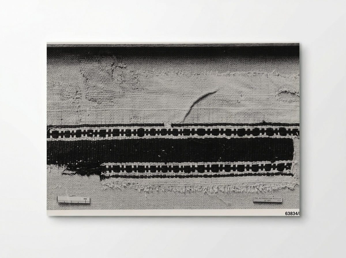 Untitled (Textile Fragment, Embroidery on Linen) - Fine Art Print - Poster