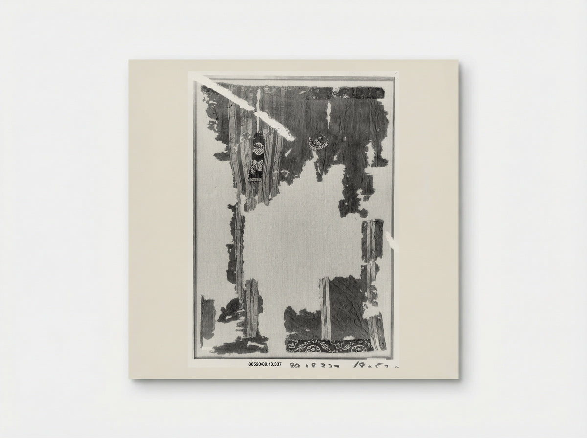 Untitled (Textile Fragment, Woven Fabric) - Fine Art Print - Poster