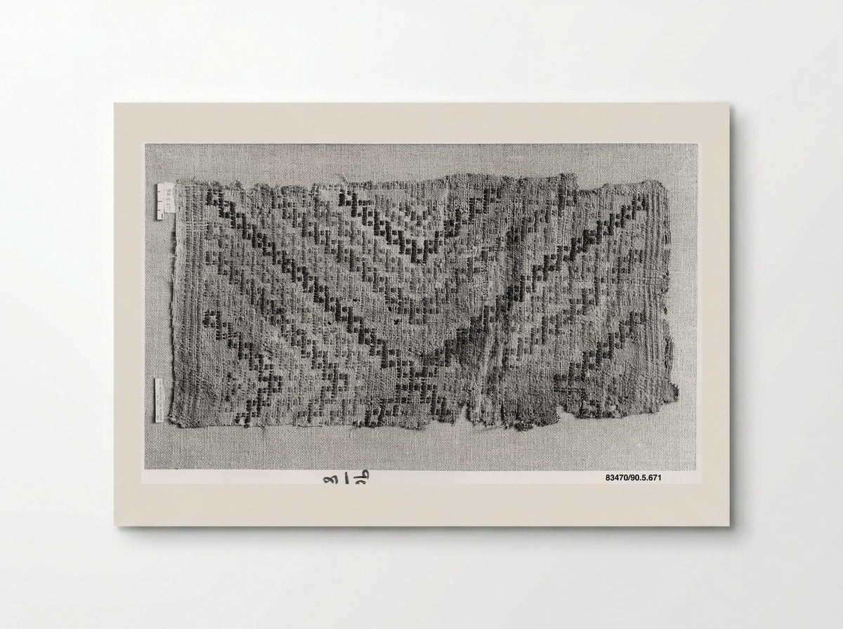 Untitled (Textile Fragment, Woven Silk) - Fine Art Print - Poster