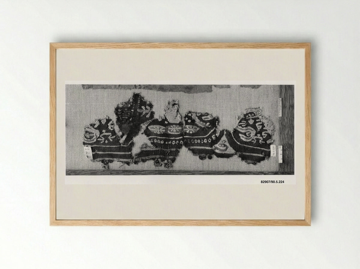 Untitled (Textile Fragment) - Unknown Artist - Framed Print Wood