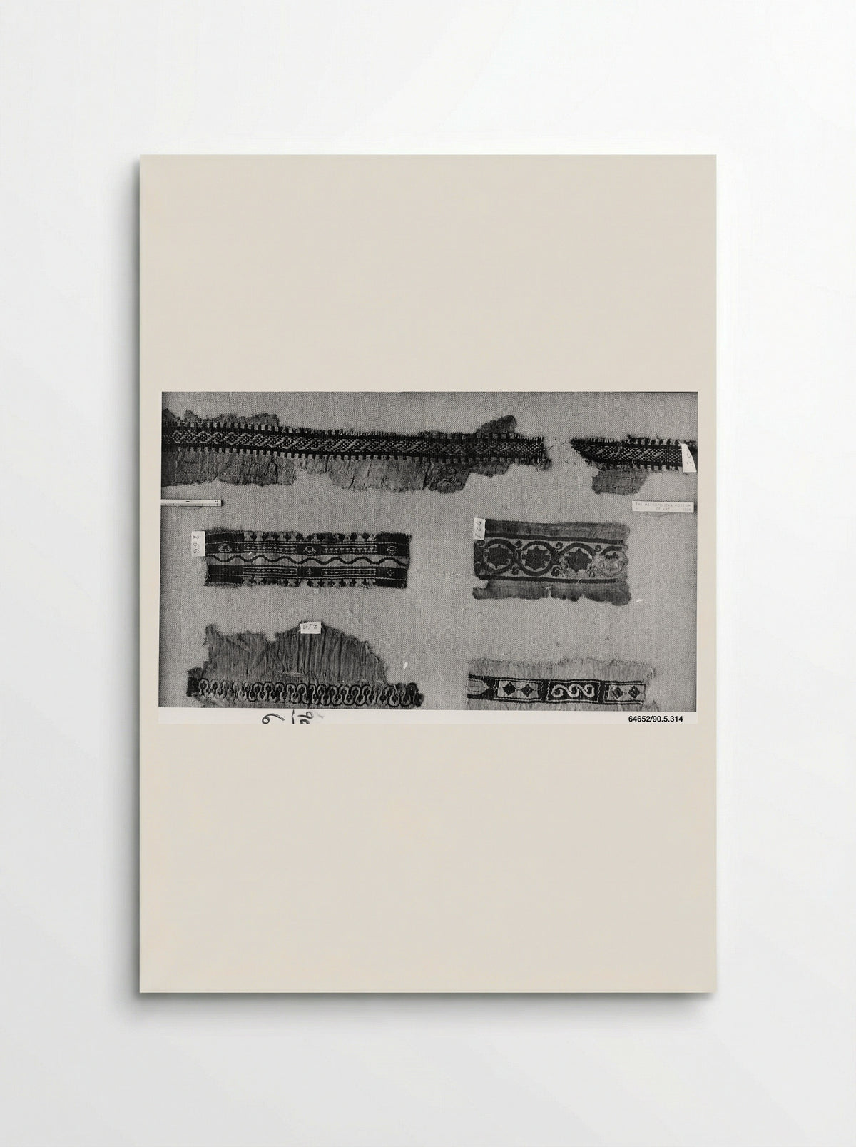 Untitled (Textile Fragments, Woven Silk) - Fine Art Print - Poster