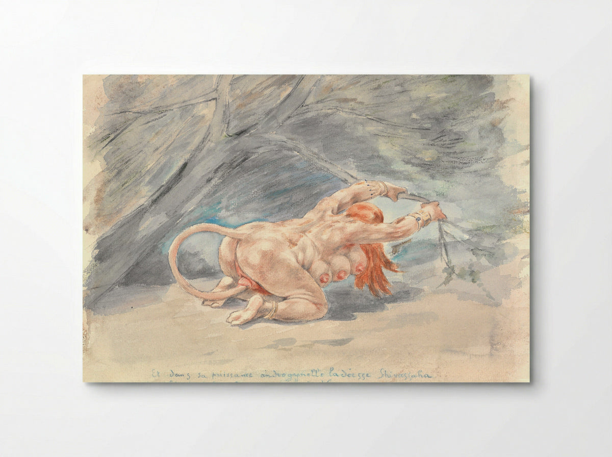 Untitled (The Goddess Shivasjaha) - Félicien Rops - Poster
