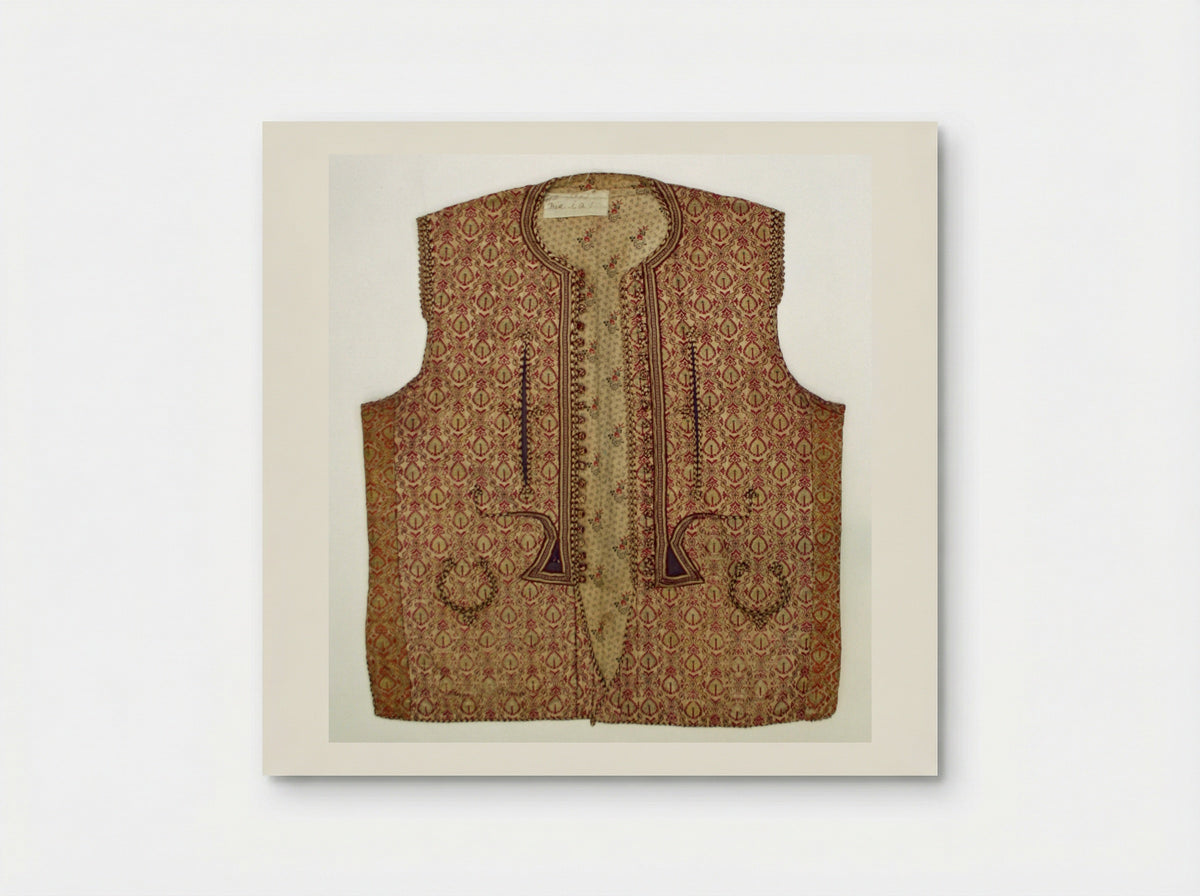 Untitled (Waistcoat, Textile Design) - Unknown Artist - Poster