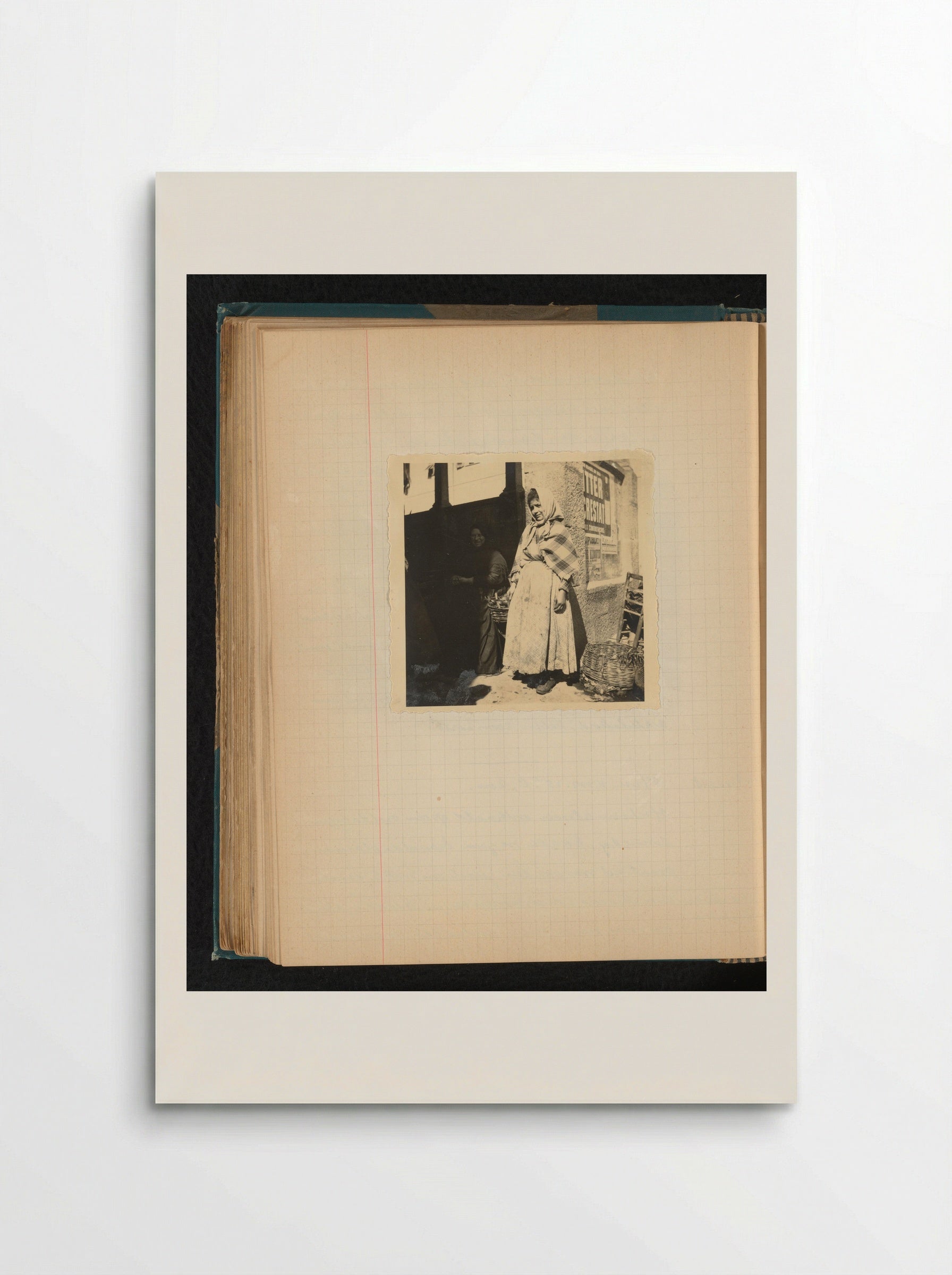 Untitled (Woman with Merchandise in Ajaccio, Corsica) - Théodore van Lelyveld - Poster