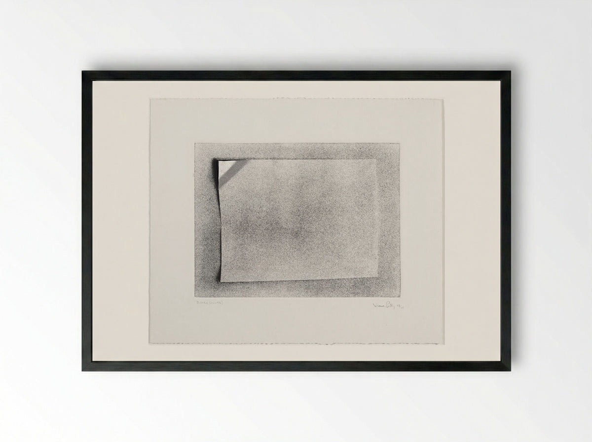 Untitled (Wrinkle I) - Liliana Porter - Framed Print Black