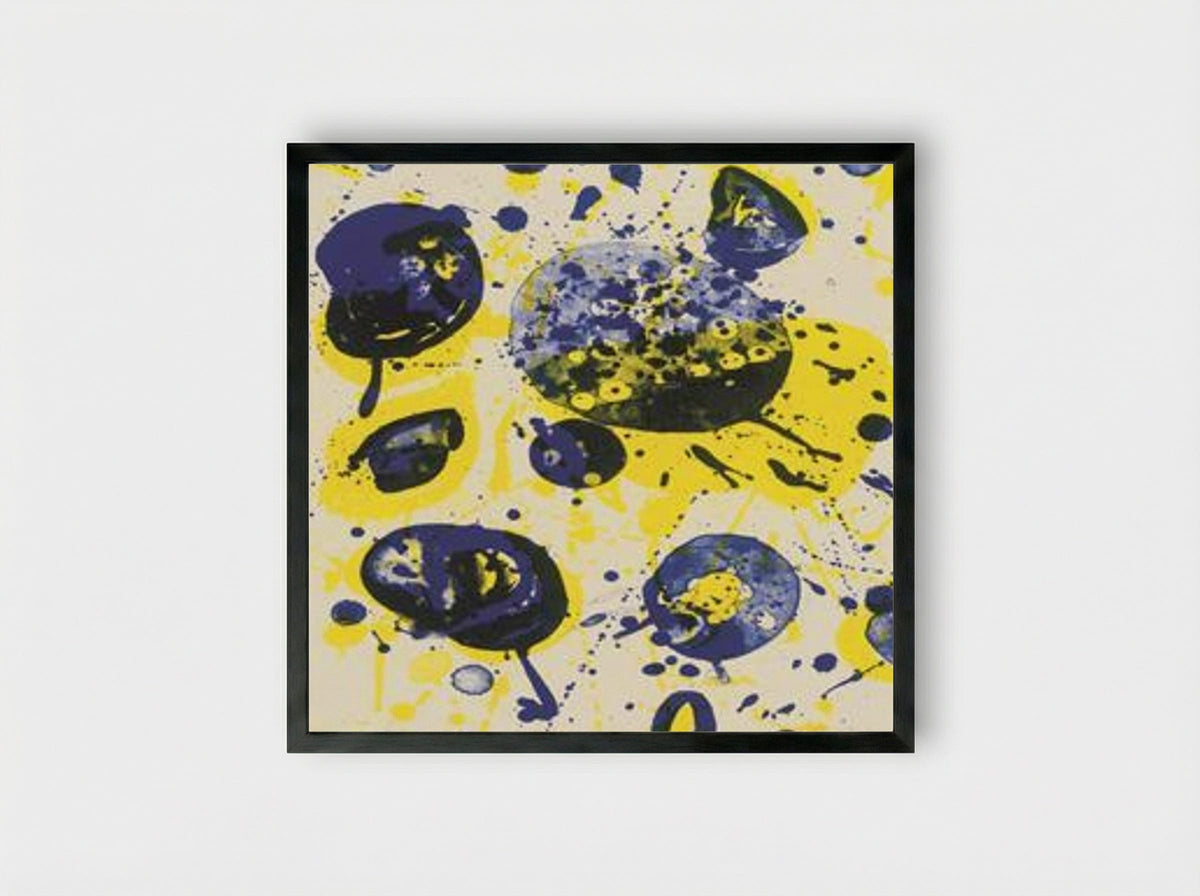Untitled (from Pasadena Box) - Sam Francis - Framed Print Black