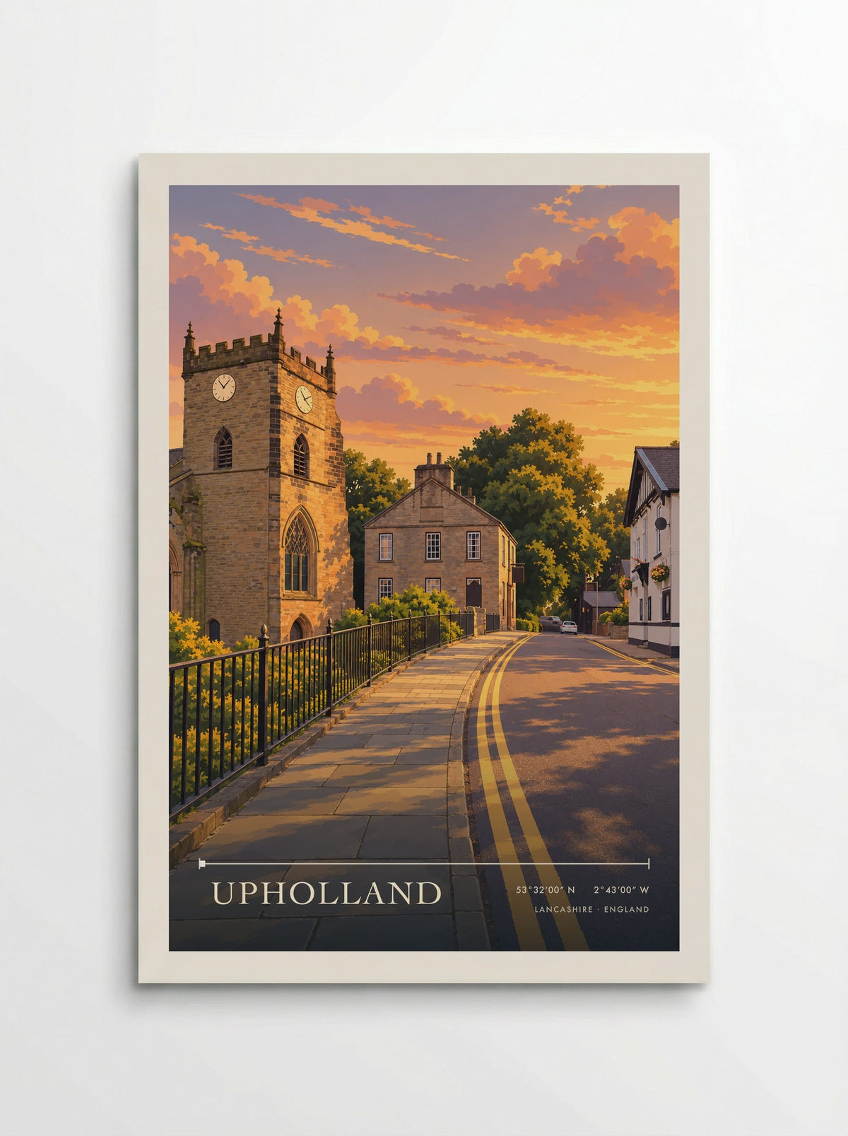 Upholland, Lancashire | Travel Poster - Poster