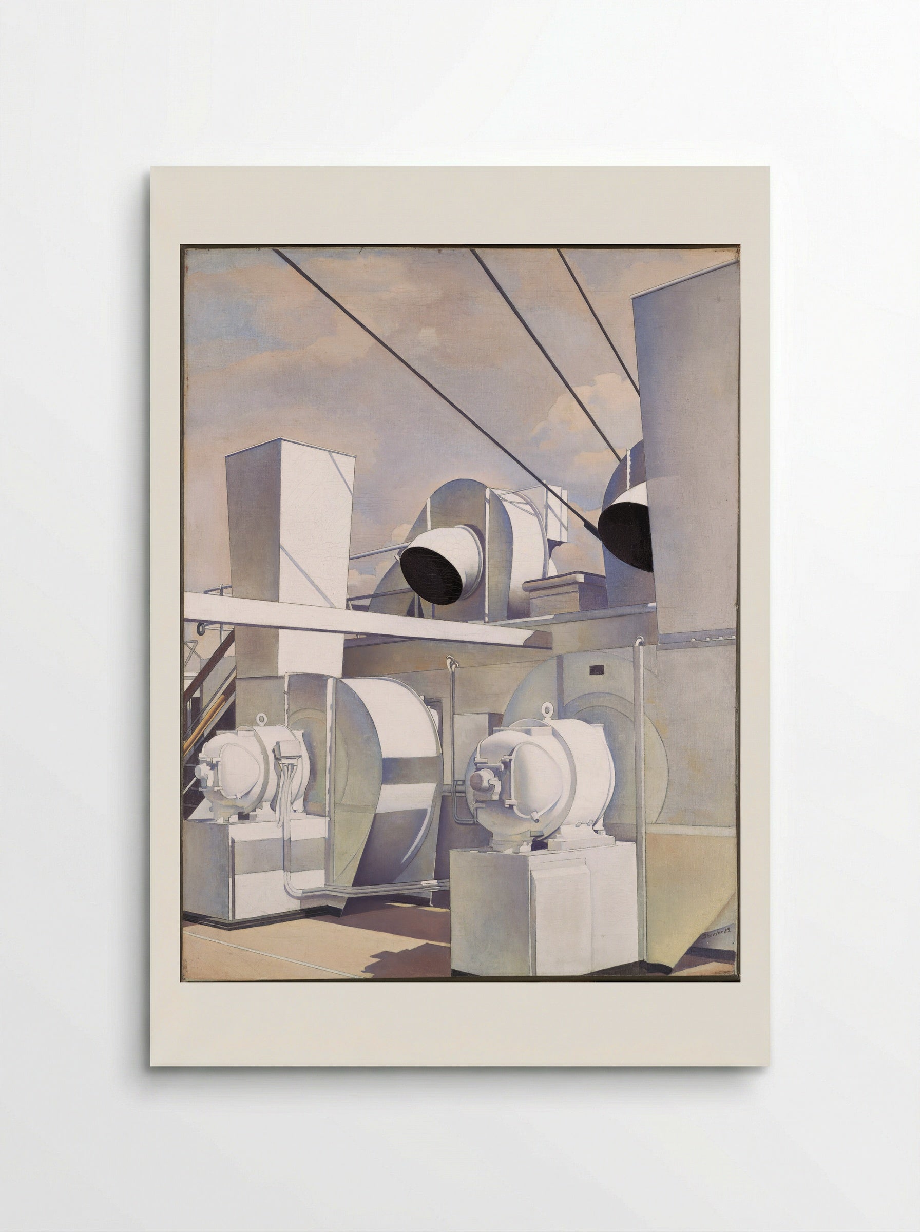 Upper Deck - Charles Sheeler - Poster