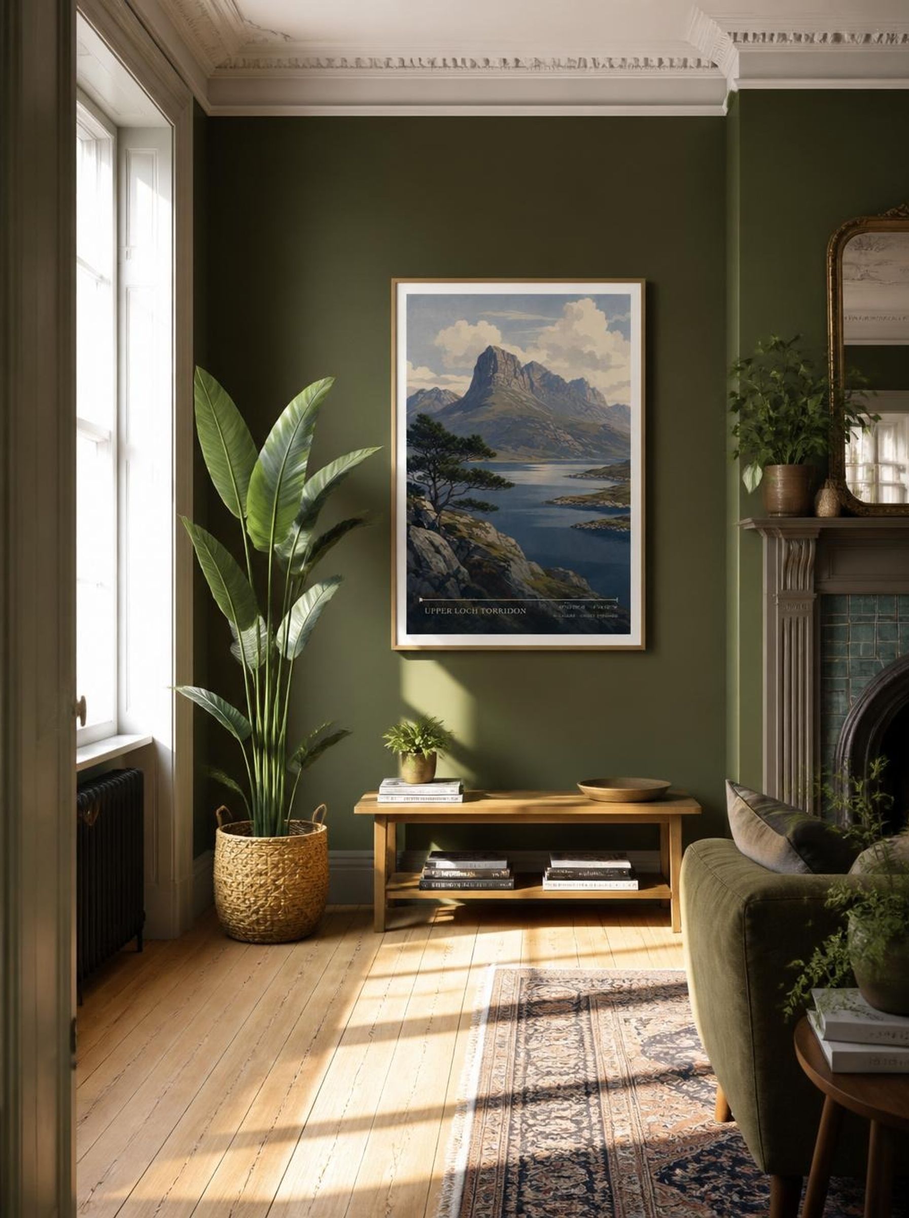 Upper Loch Torridon Highland United Kingdom Travel Poster - Lifestyle