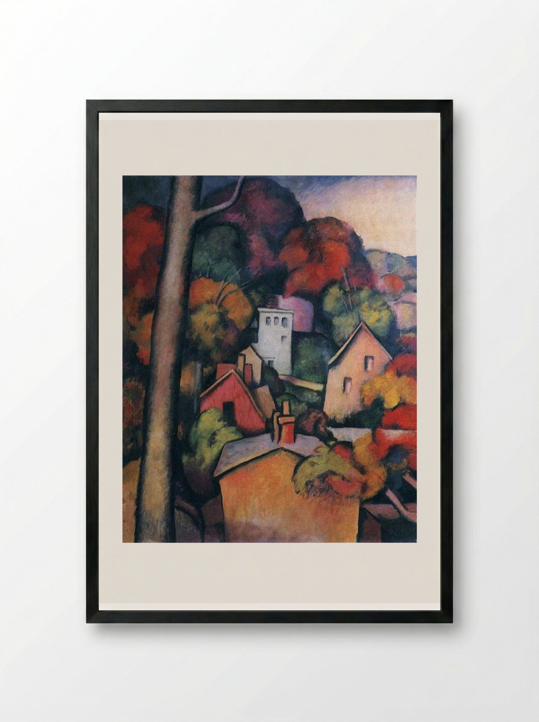 Upper Manhattan - Thomas Hart Benton - Framed Print Black