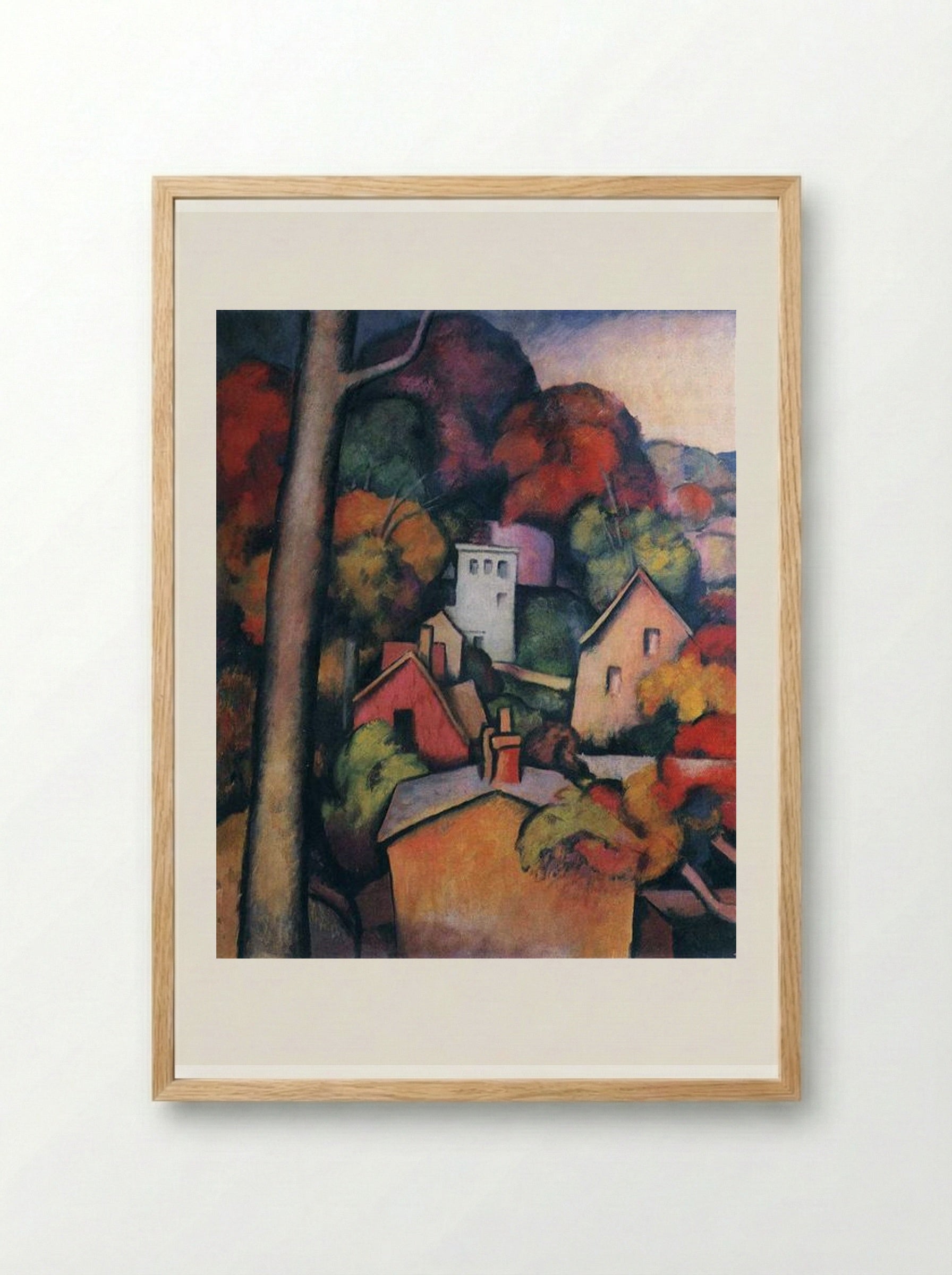 Upper Manhattan - Thomas Hart Benton - Framed Print Wood