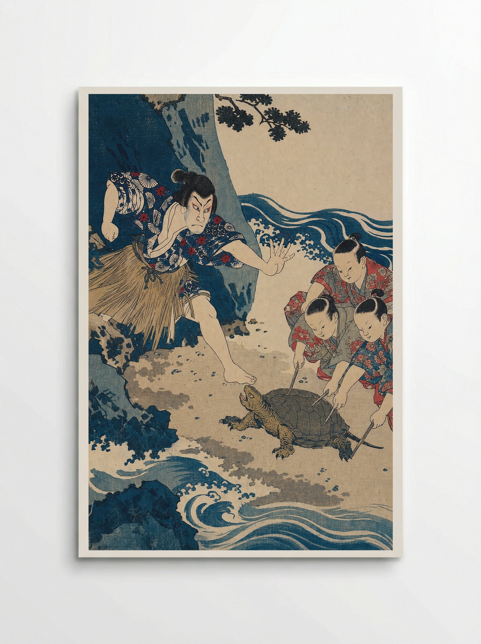 Urashima Taro and the Rescued Turtle